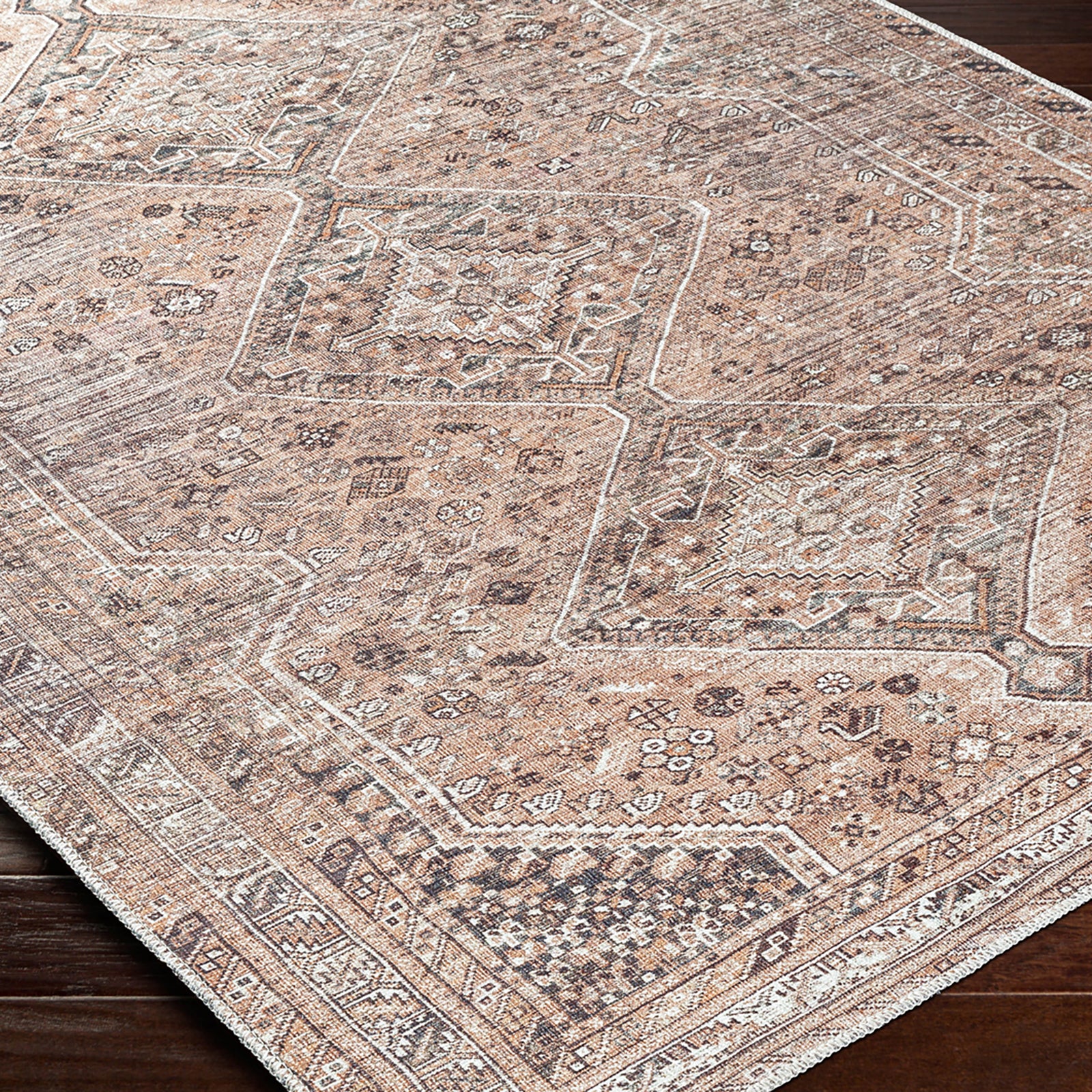 CALYPSO Machine Washable Vintage Area Rug