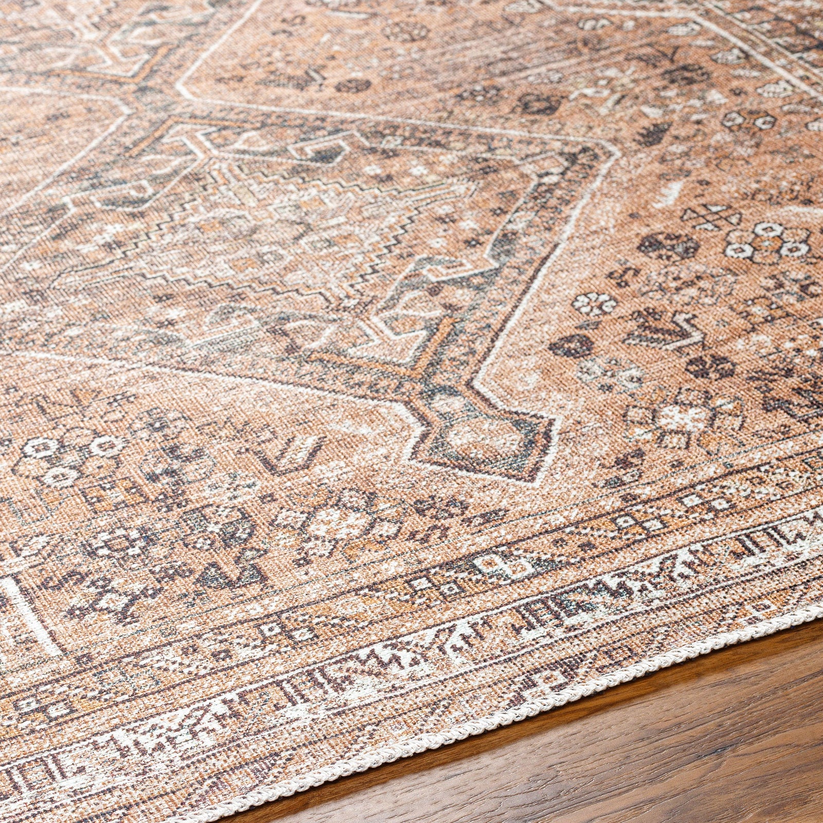 CALYPSO Machine Washable Vintage Area Rug