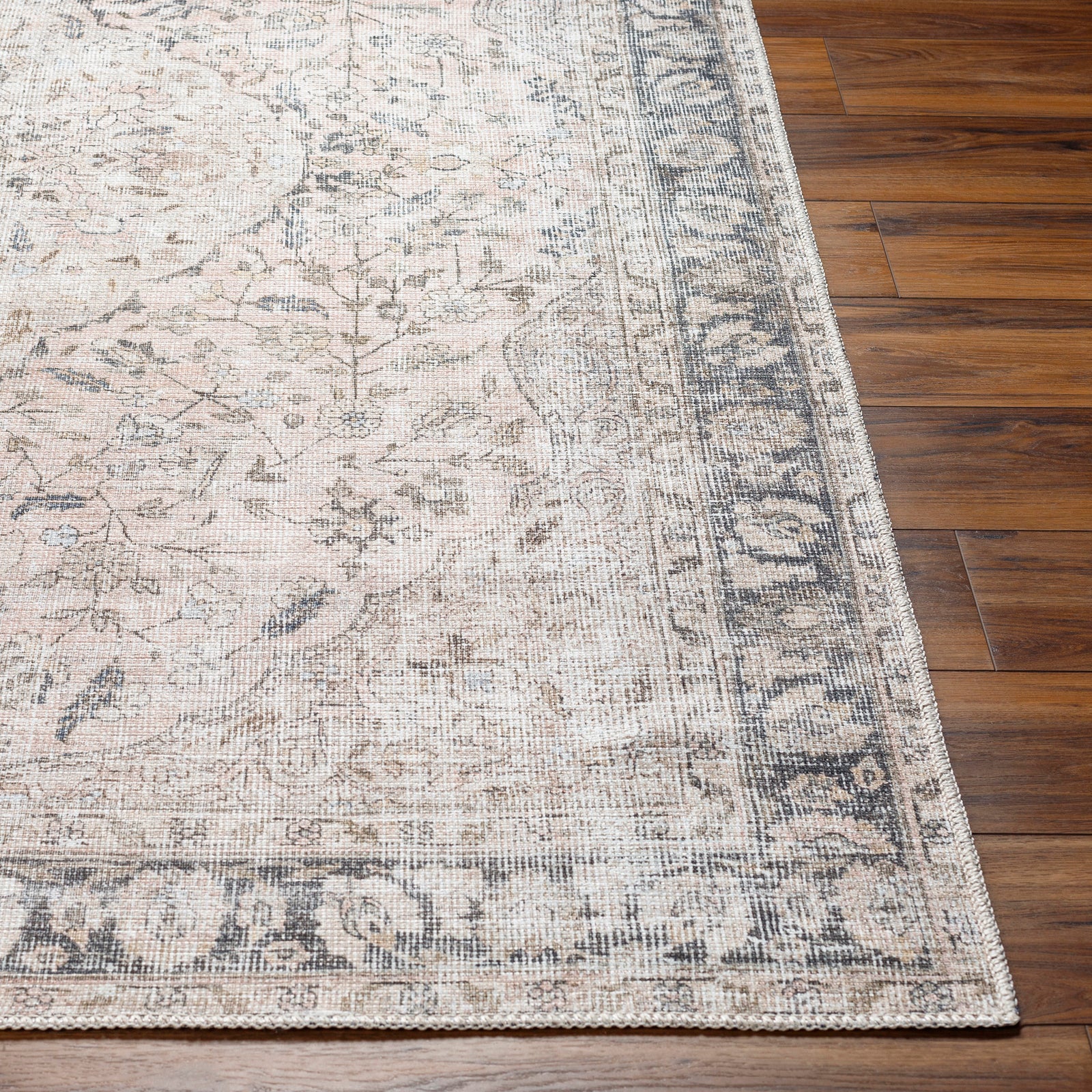 INDIGO Machine Washable Vintage Area Rug