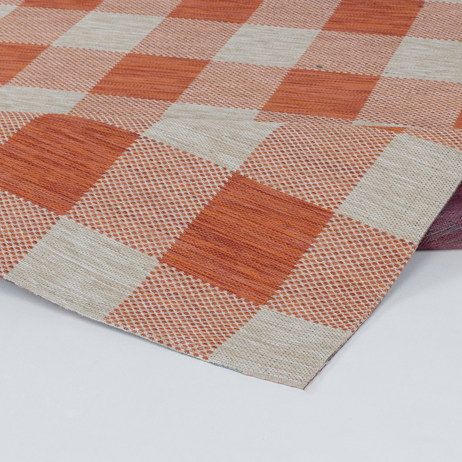 BIDDI In- /Outdoor Checkered Area Rug
