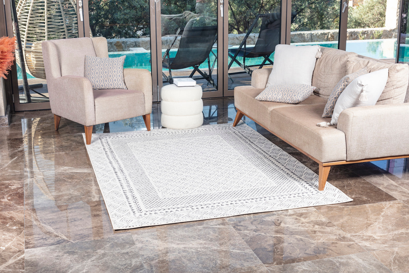AMBRE Boho Skandi Area Rug