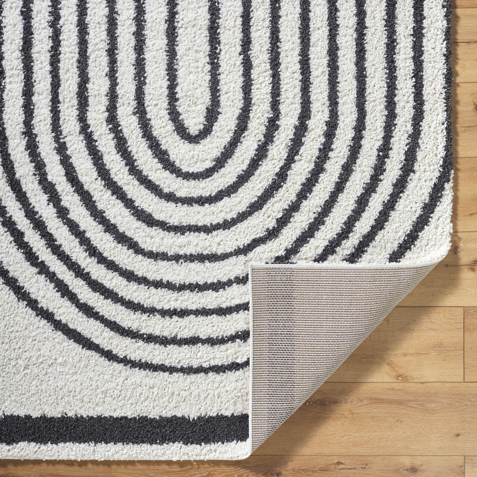 PIHU Modern Shaggy Area Rug