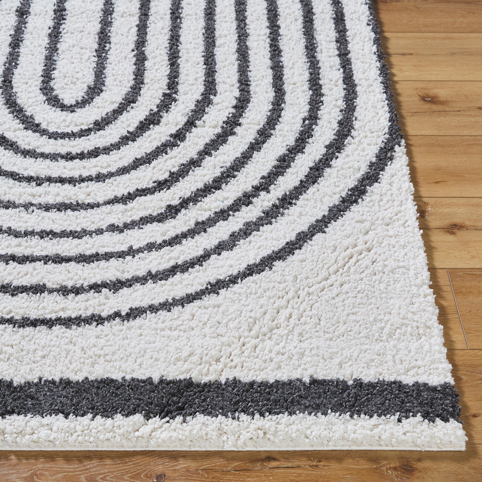 PIHU Modern Shaggy Area Rug