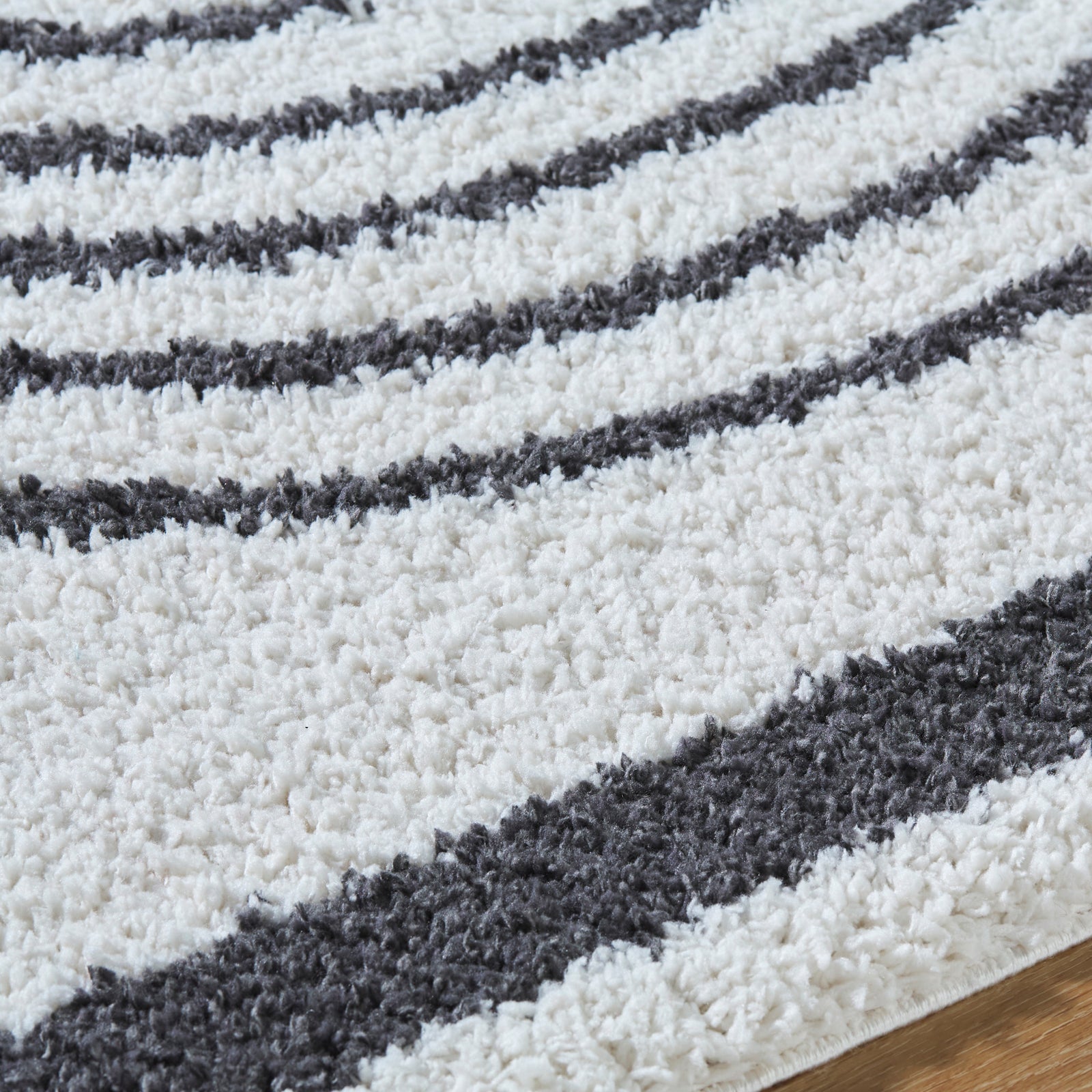 PIHU Modern Shaggy Area Rug