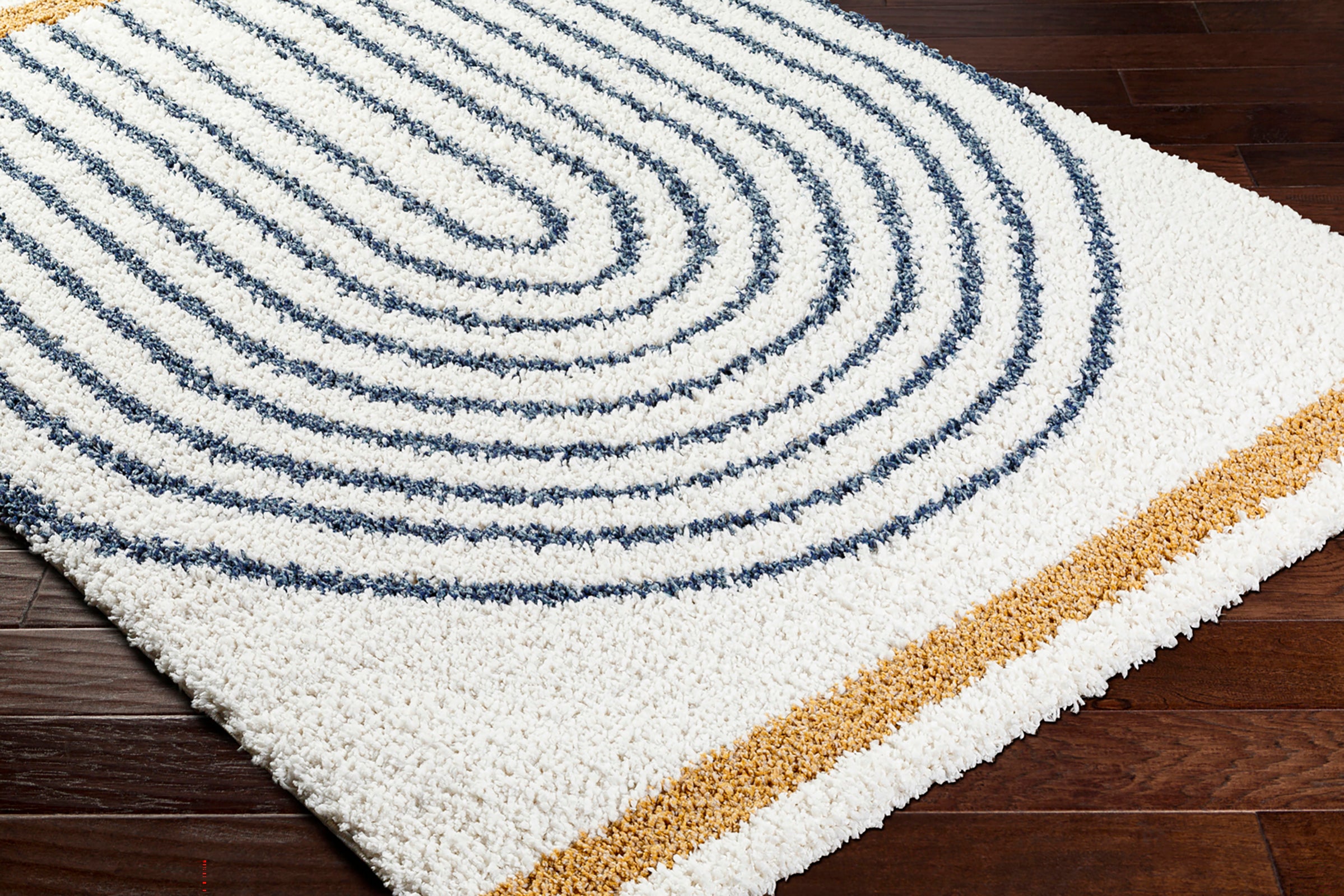 PIHU Modern Shaggy Area Rug