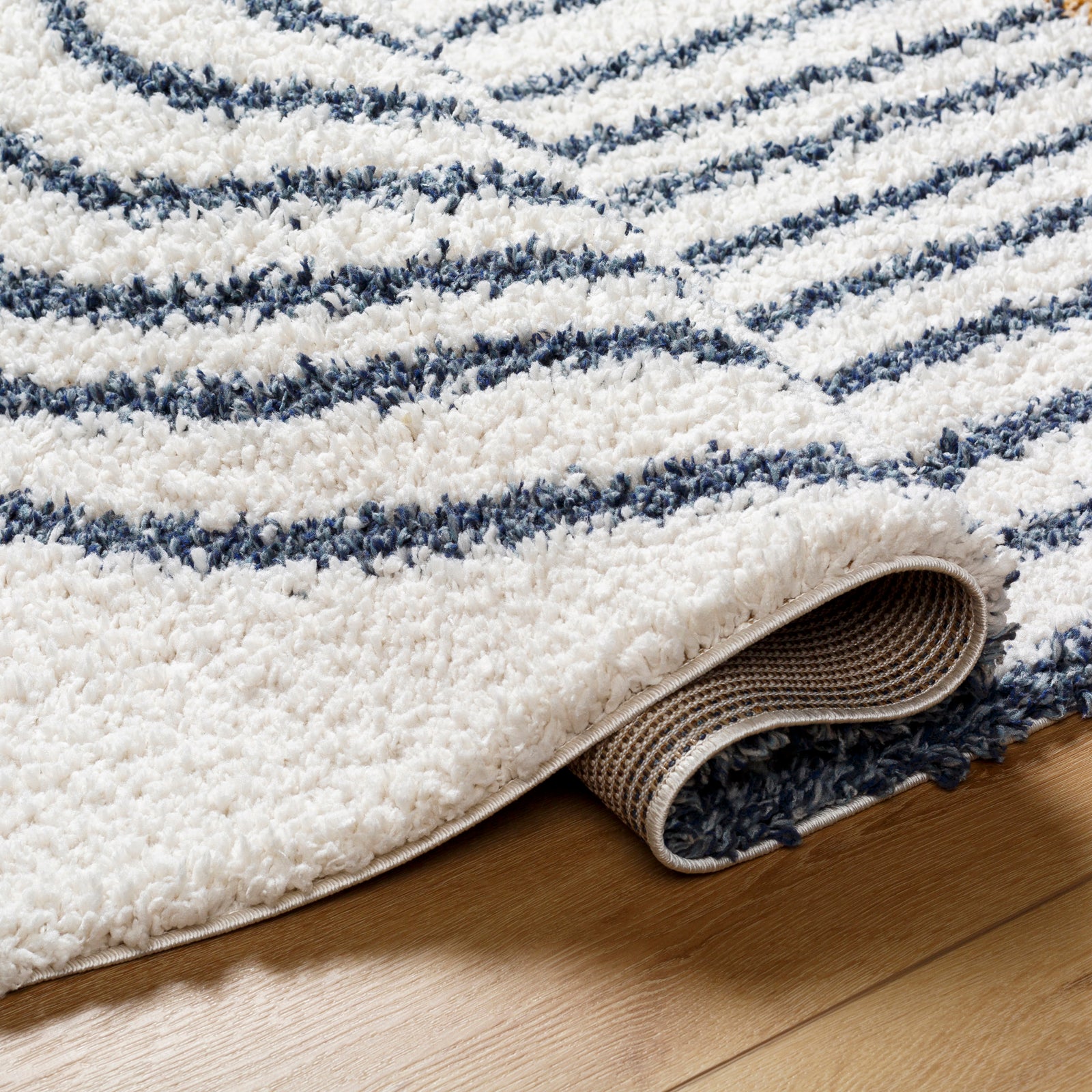 PIHU Modern Shaggy Area Rug