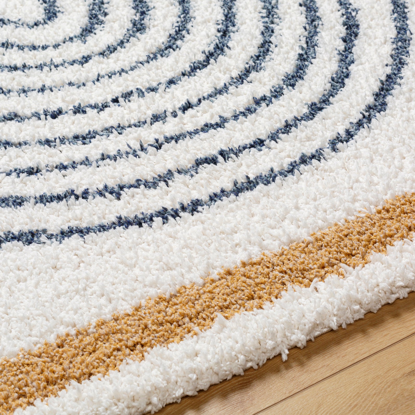 PIHU Modern Shaggy Area Rug