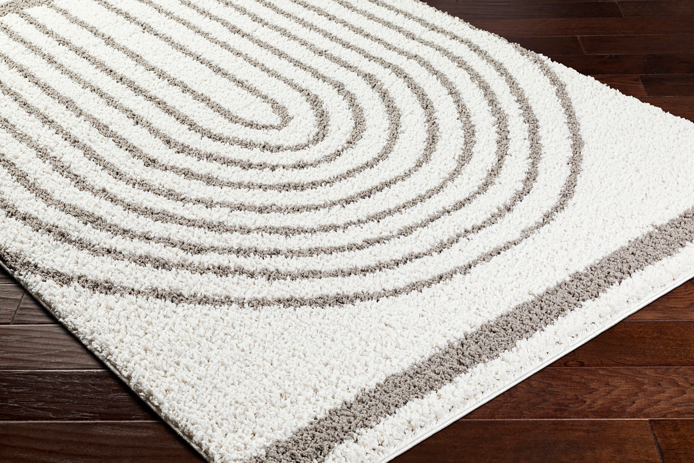 PIHU Modern Shaggy Area Rug