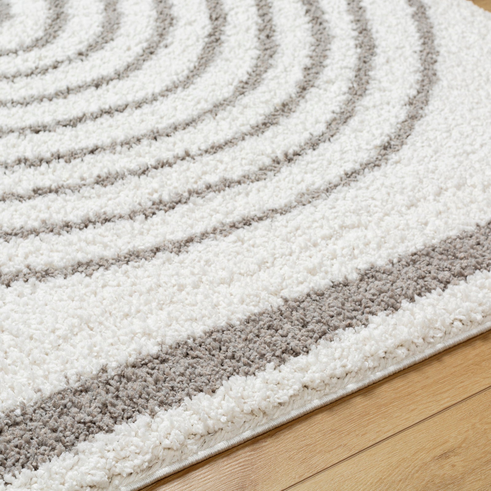 PIHU Modern Shaggy Area Rug