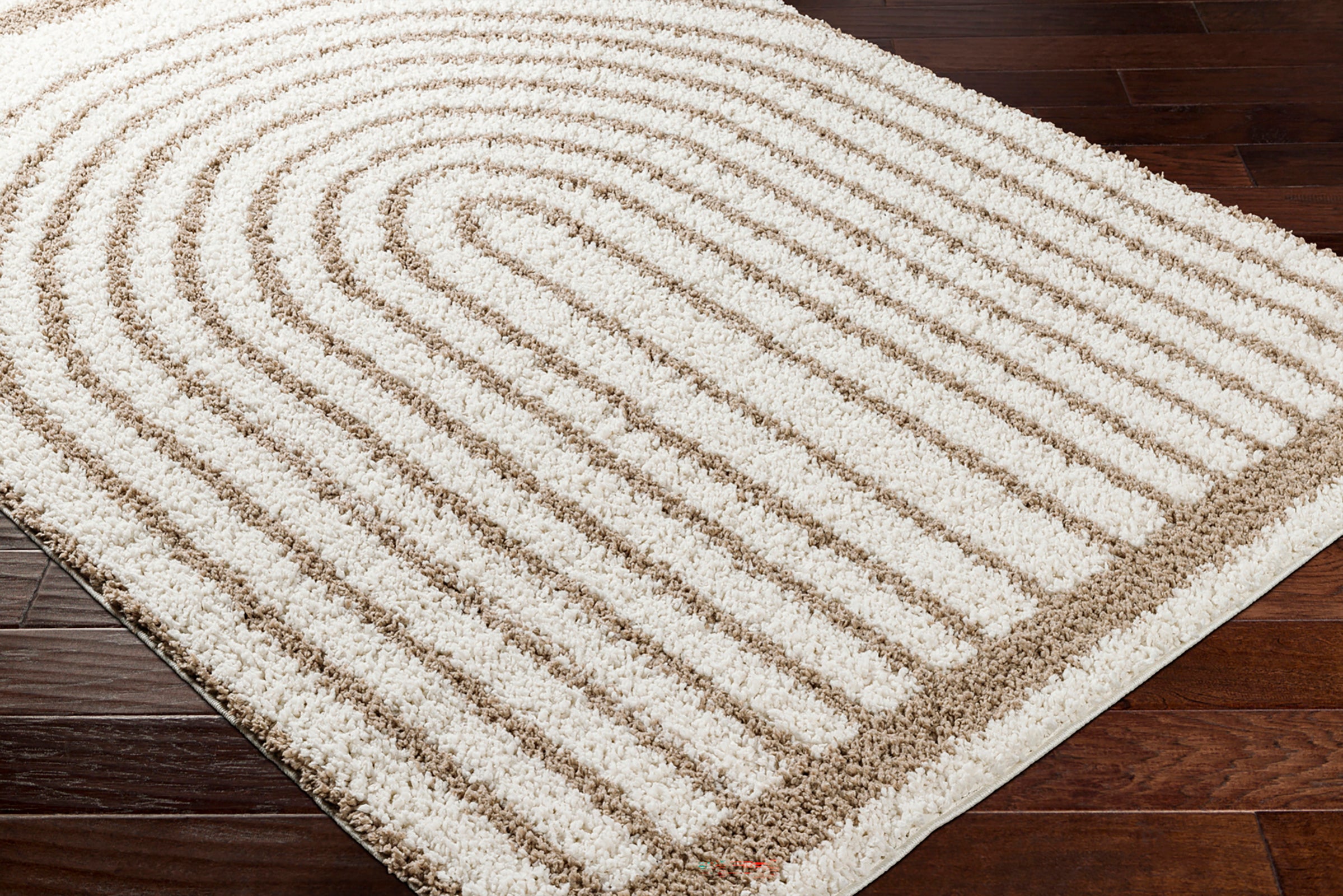 PIHU Modern Shaggy Area Rug