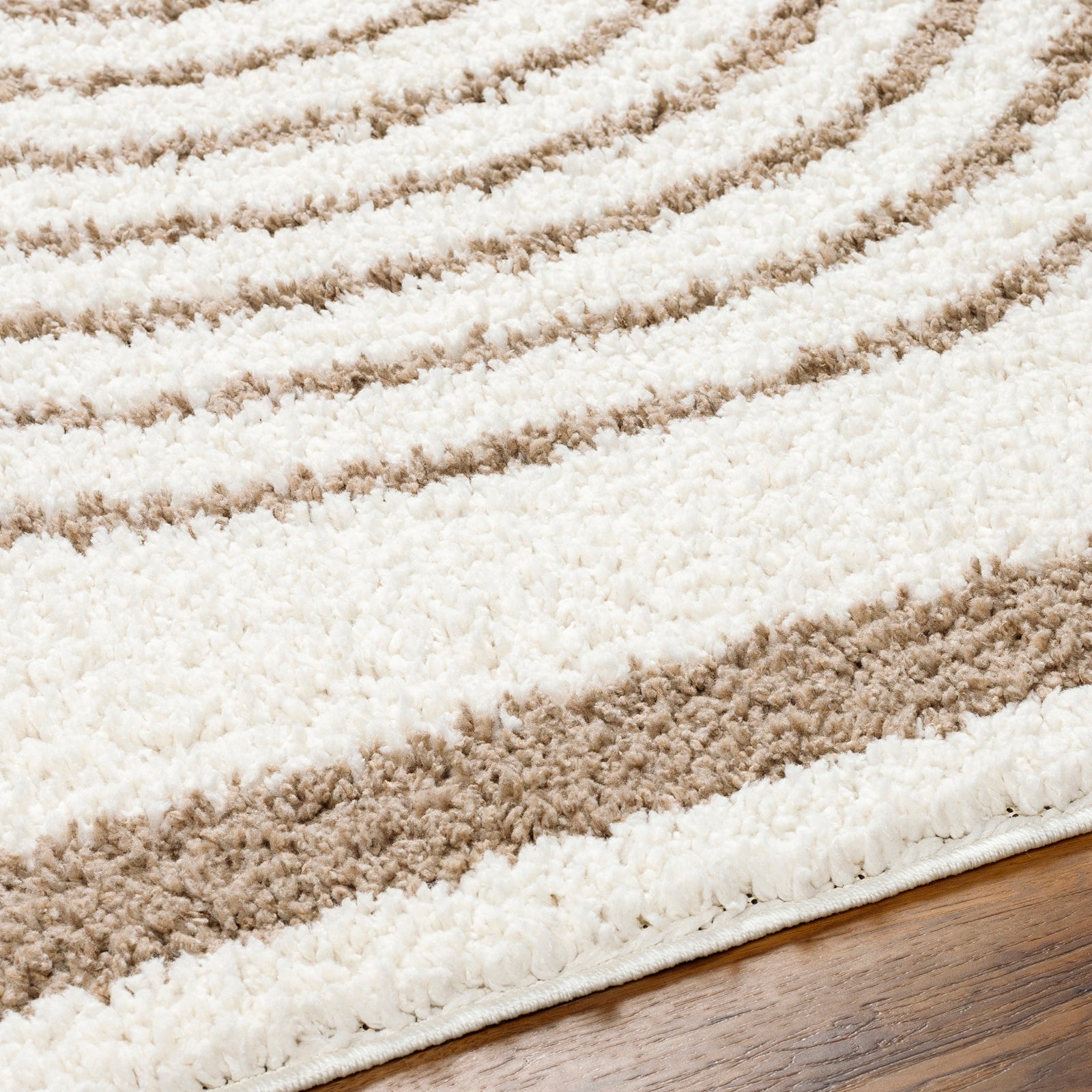 PIHU Modern Shaggy Area Rug