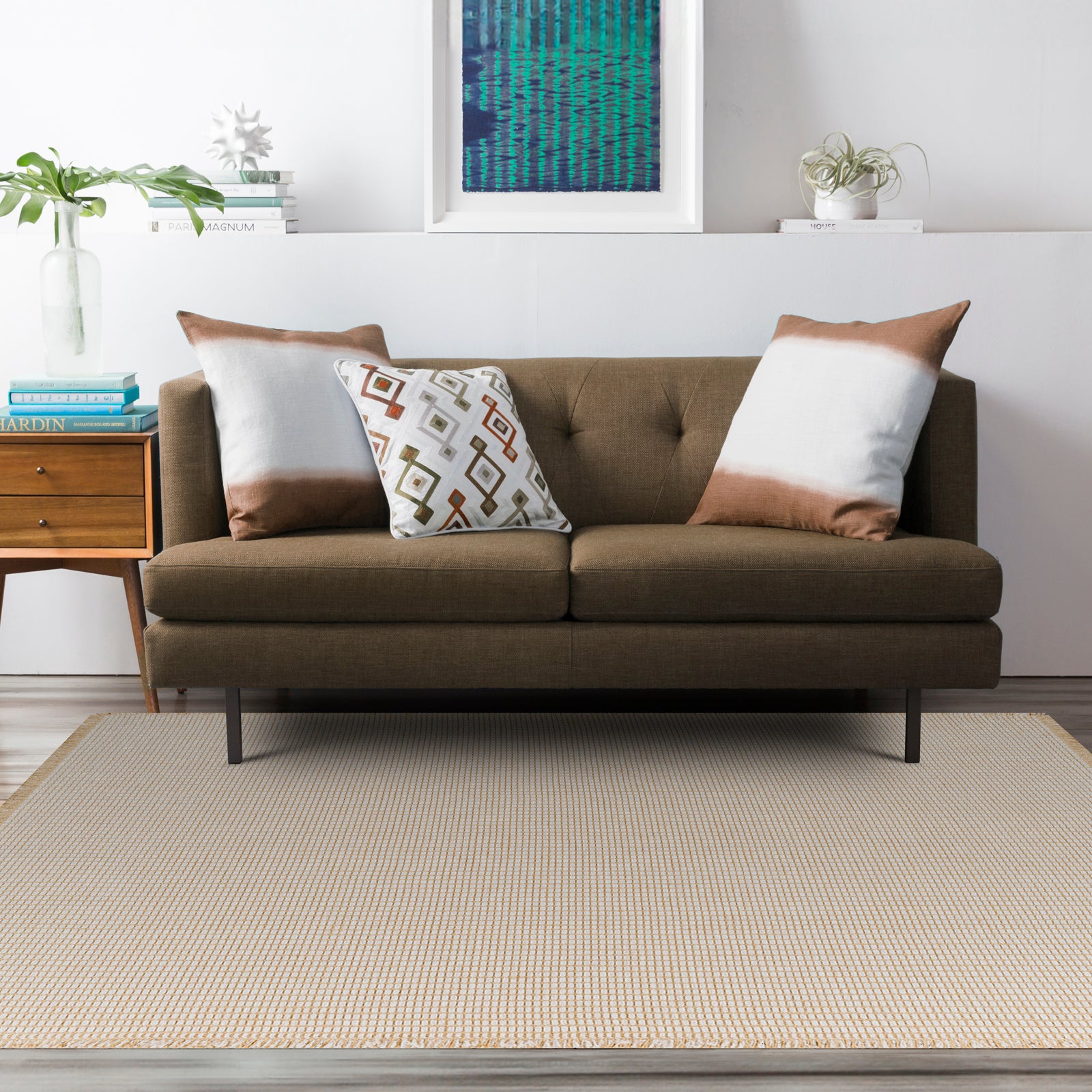 PAVI Jute Boho Runner Rug