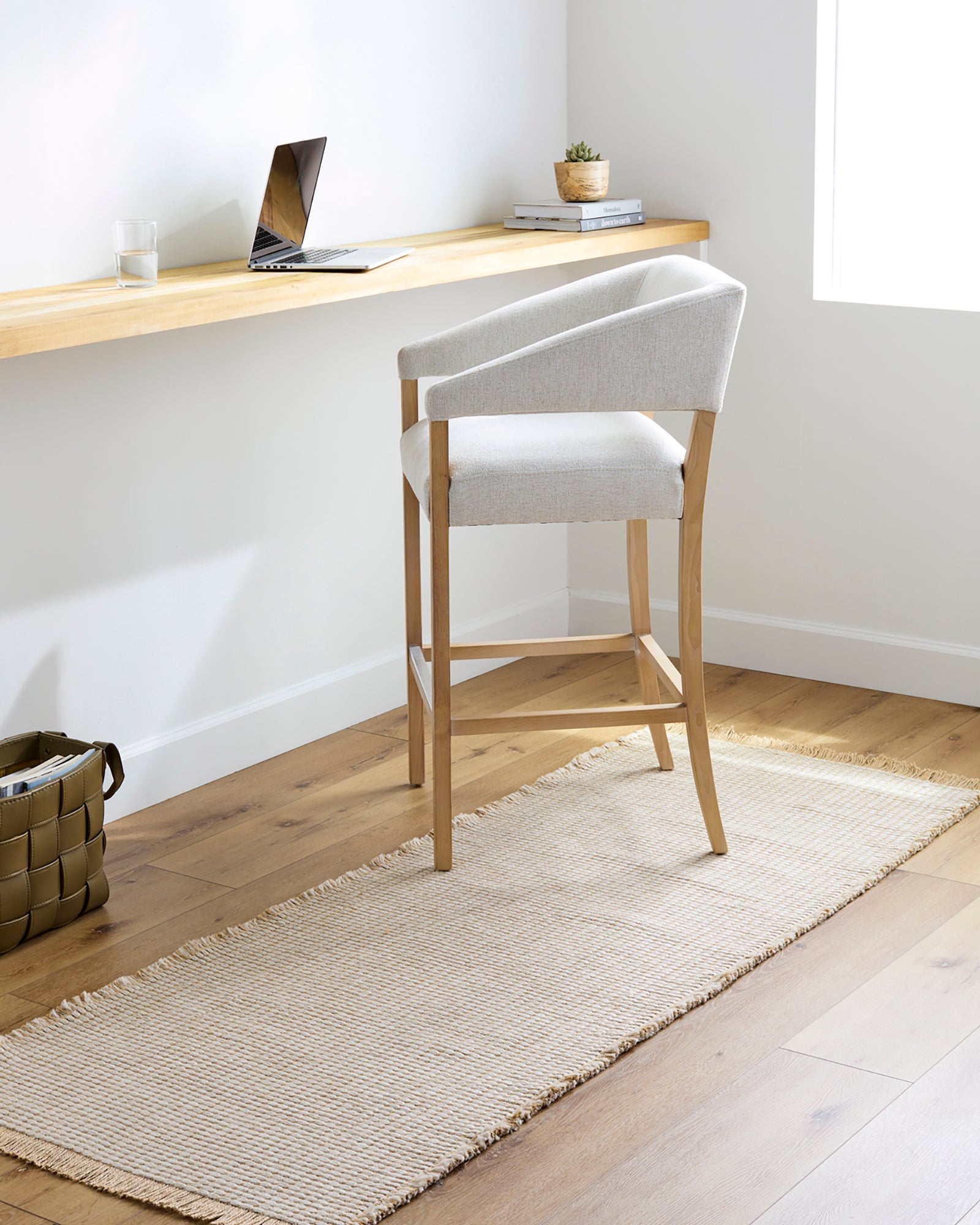 PAVI Jute Boho Runner Rug