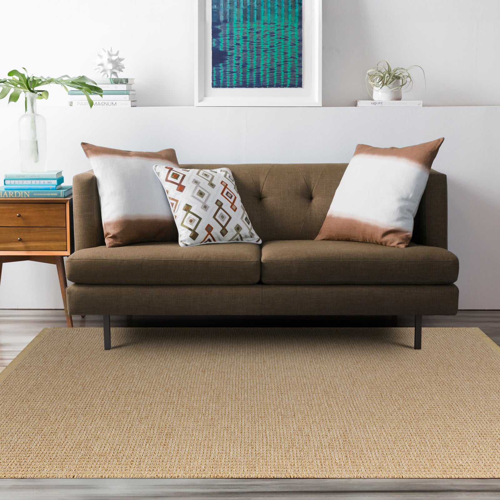 PAVI Jute Boho Runner Rug