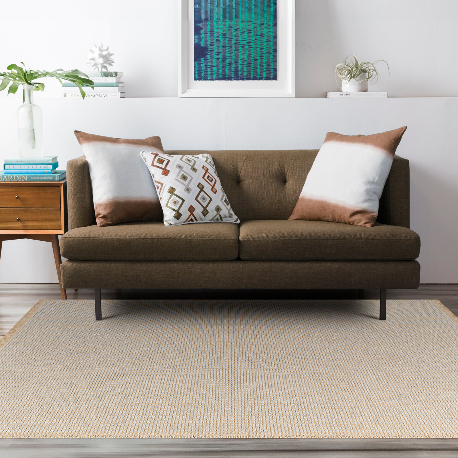 PAVI Jute Boho Runner Rug