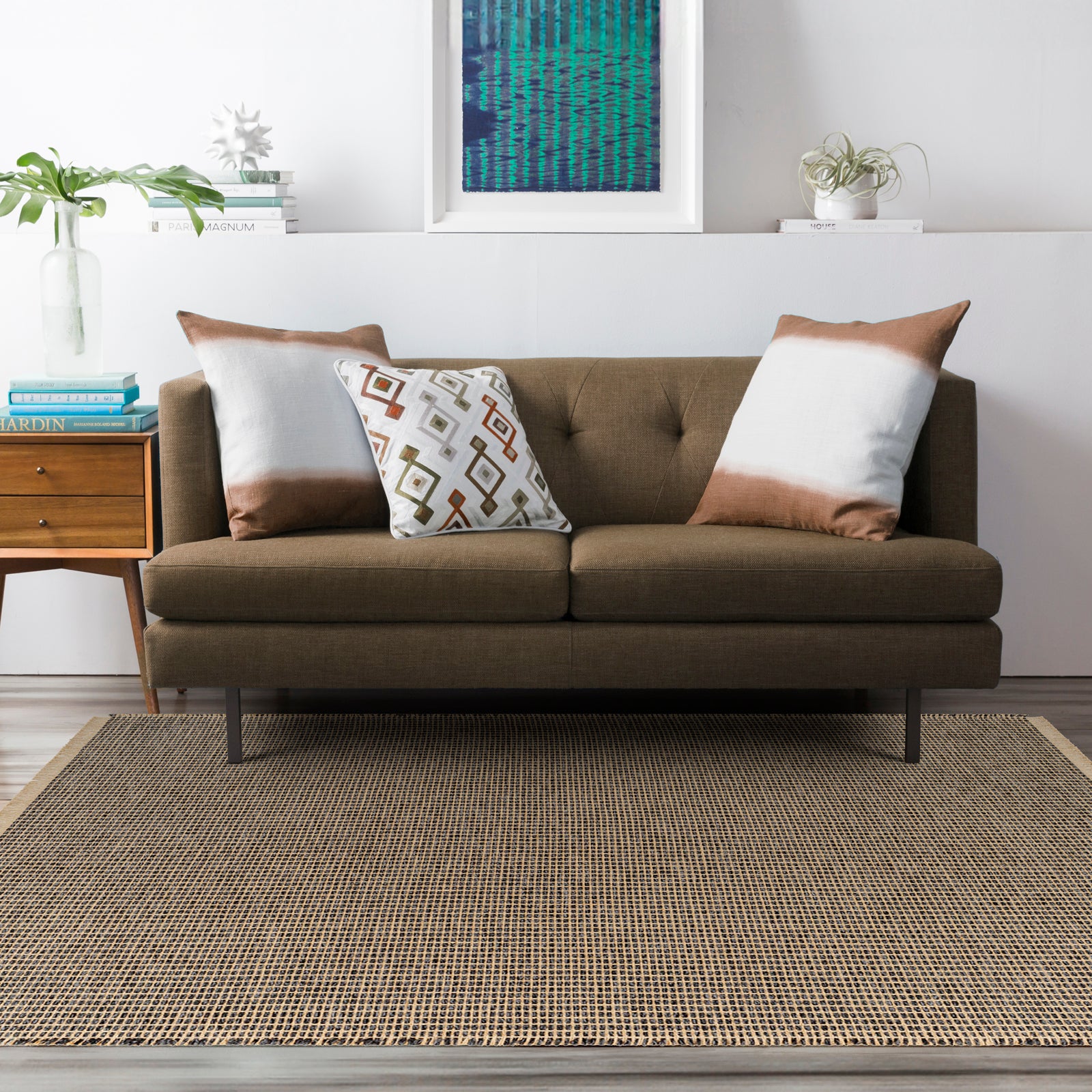PAVI Jute Boho Runner Rug