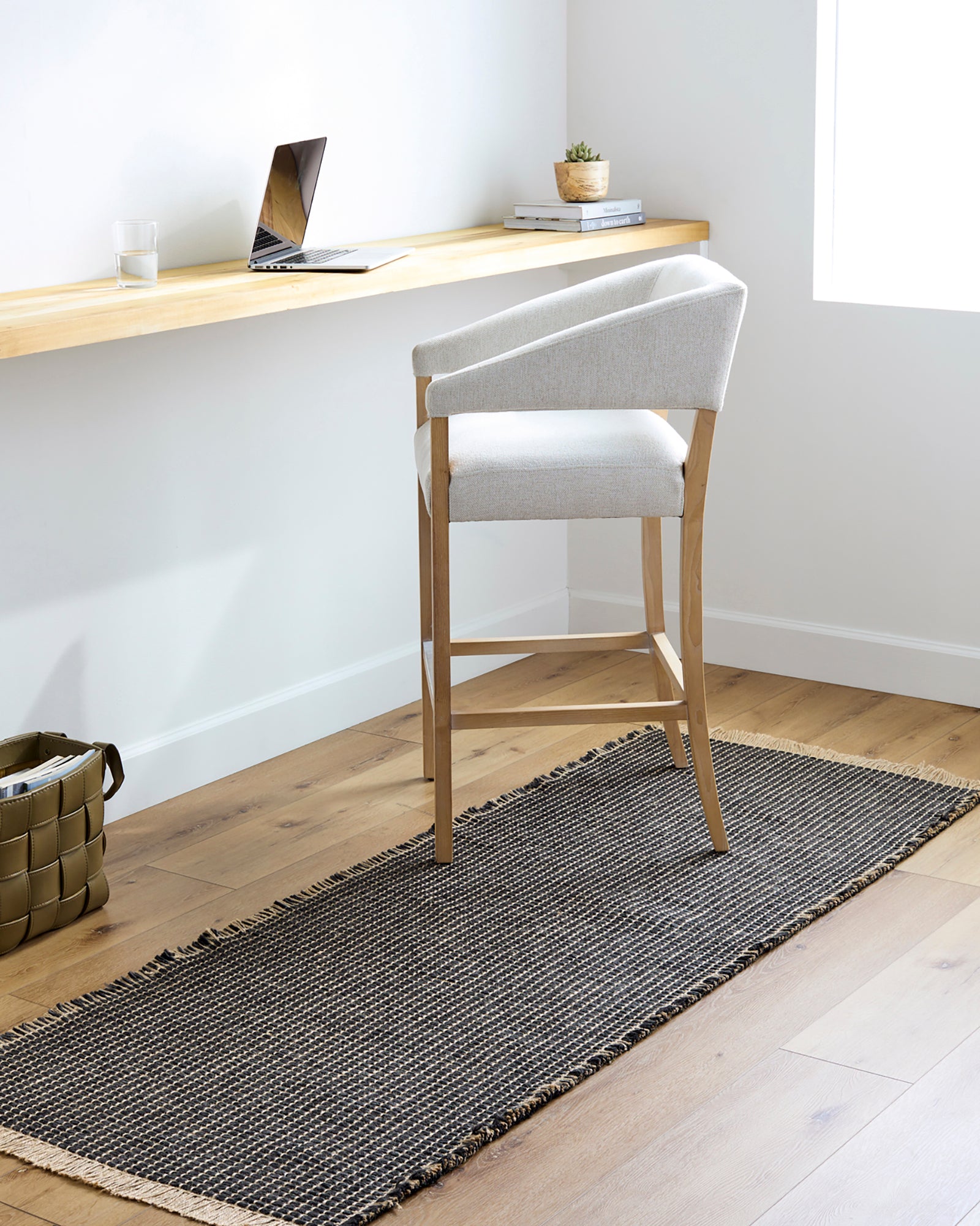 PAVI Jute Boho Runner Rug