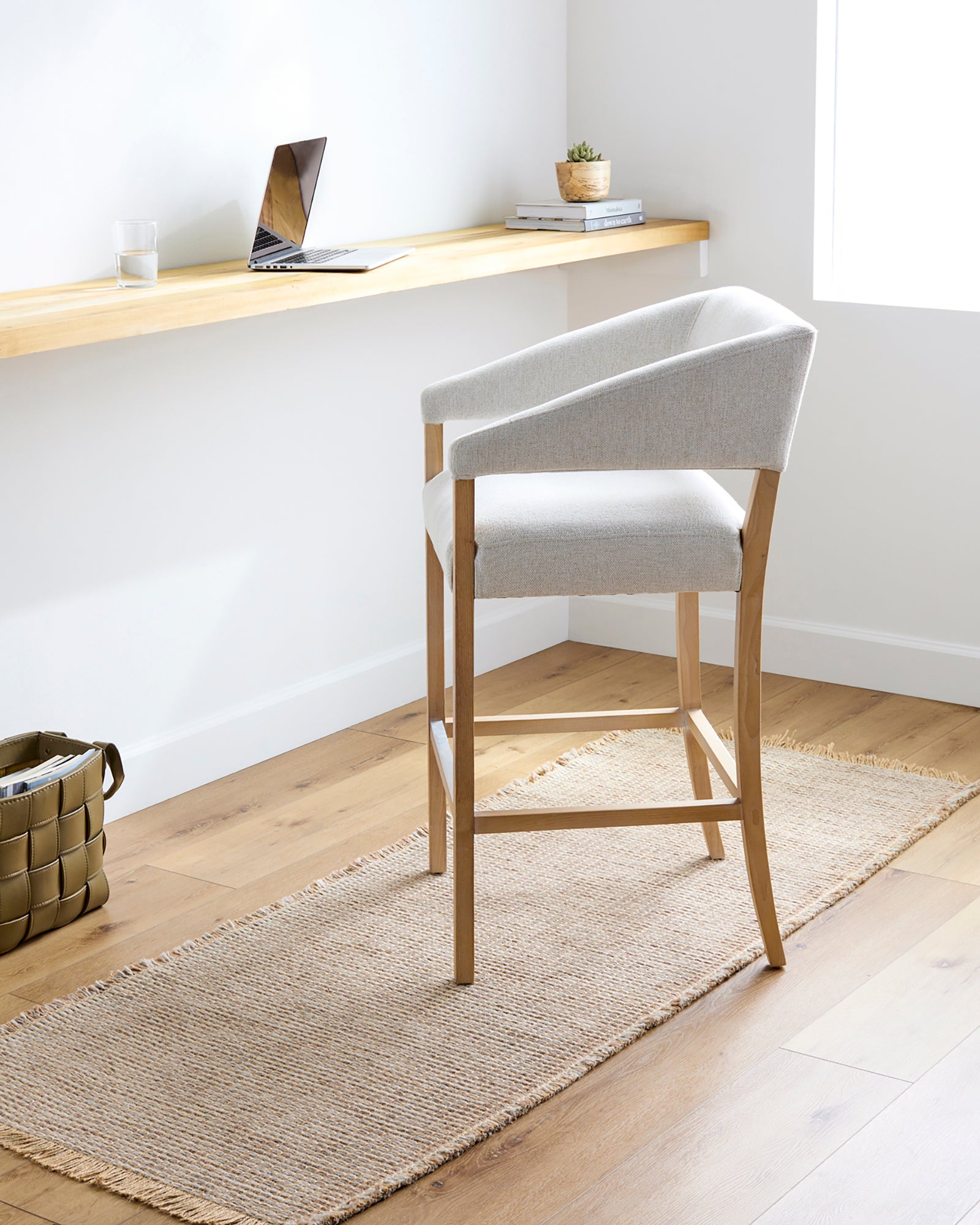 PAVI Jute Boho Runner Rug