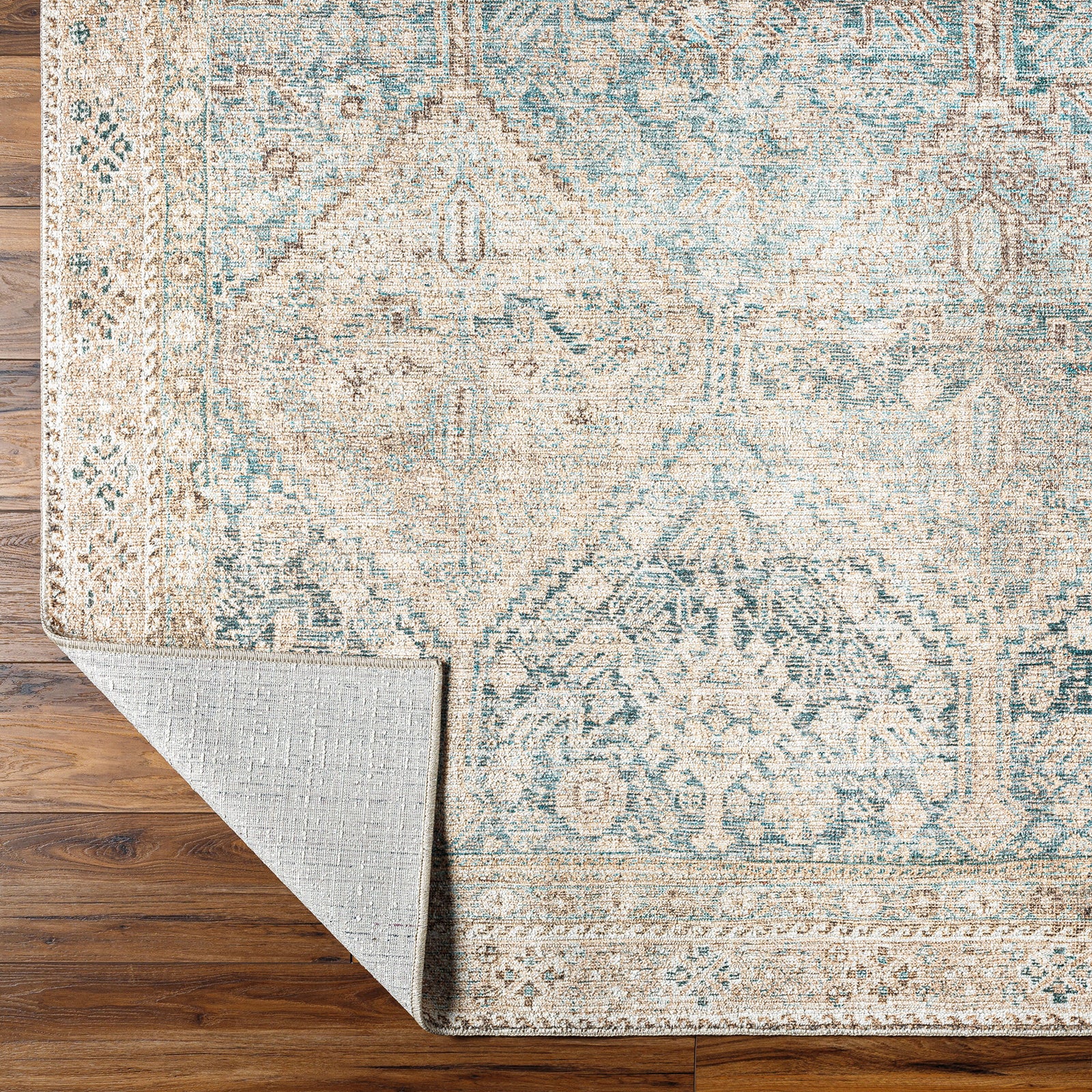 Becki Owens Marlene Vintage Green Beige Traditional Boho Living Rug