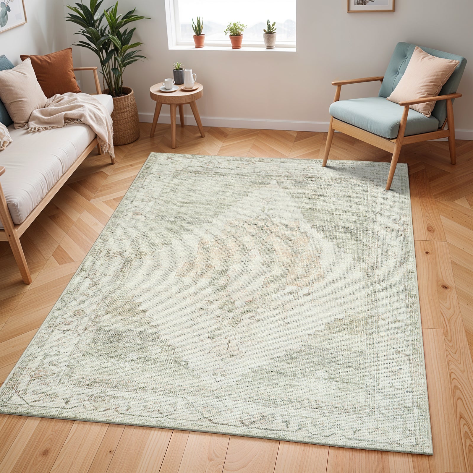 ANIKA Oriental Vintage Area Rug