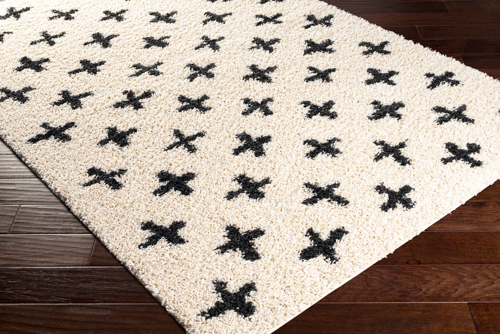 ELIZA Modern Shaggy Runner Rug