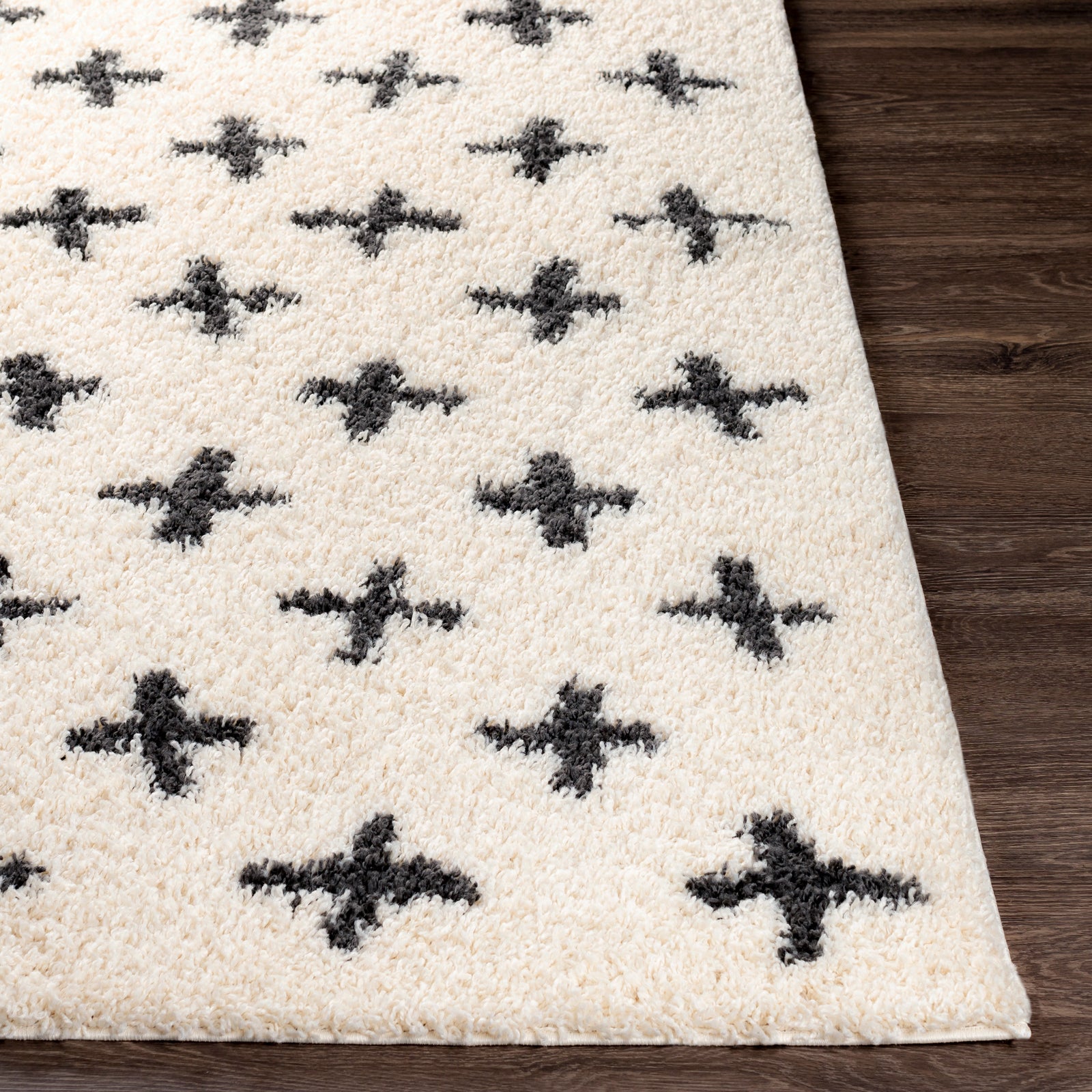 ELIZA Modern Shaggy Runner Rug