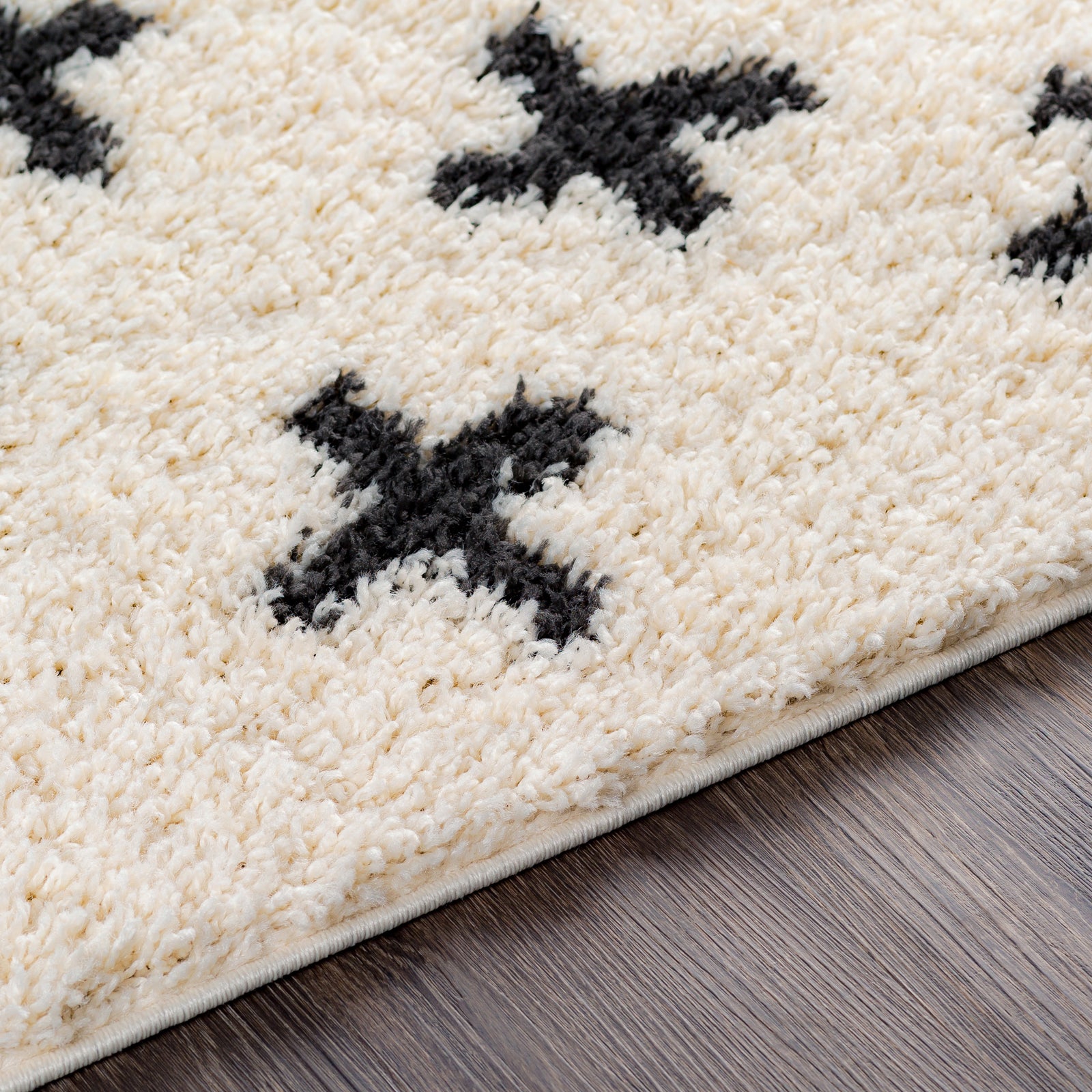ELIZA Modern Shaggy Runner Rug
