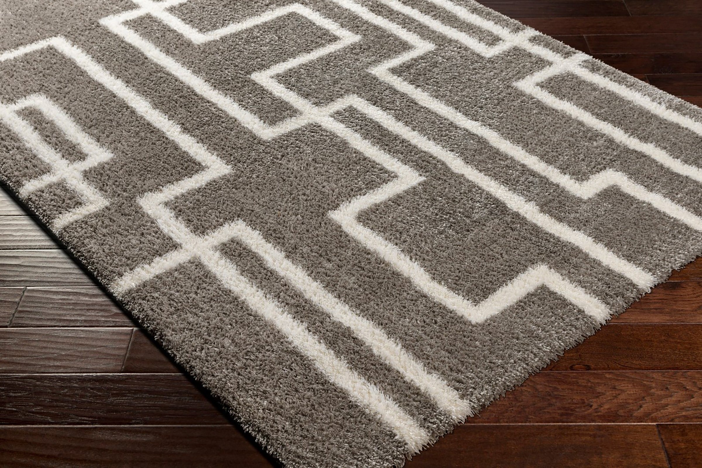 SCARLETT Modern Shaggy Area Rug