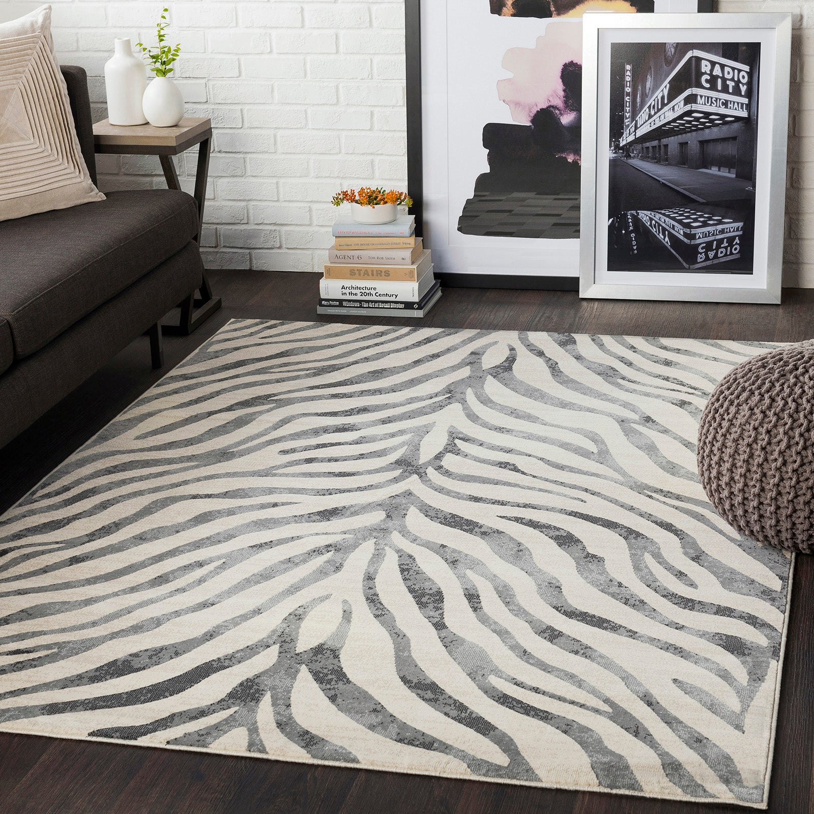 CYBELE Boho Zebra Area Rug