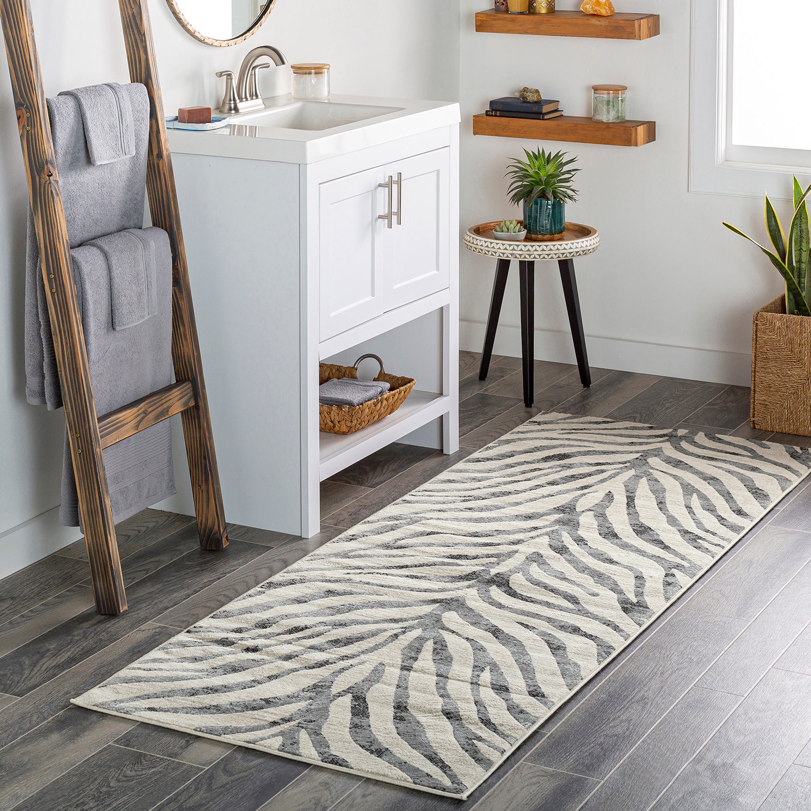 CYBELE Boho Zebra Area Rug