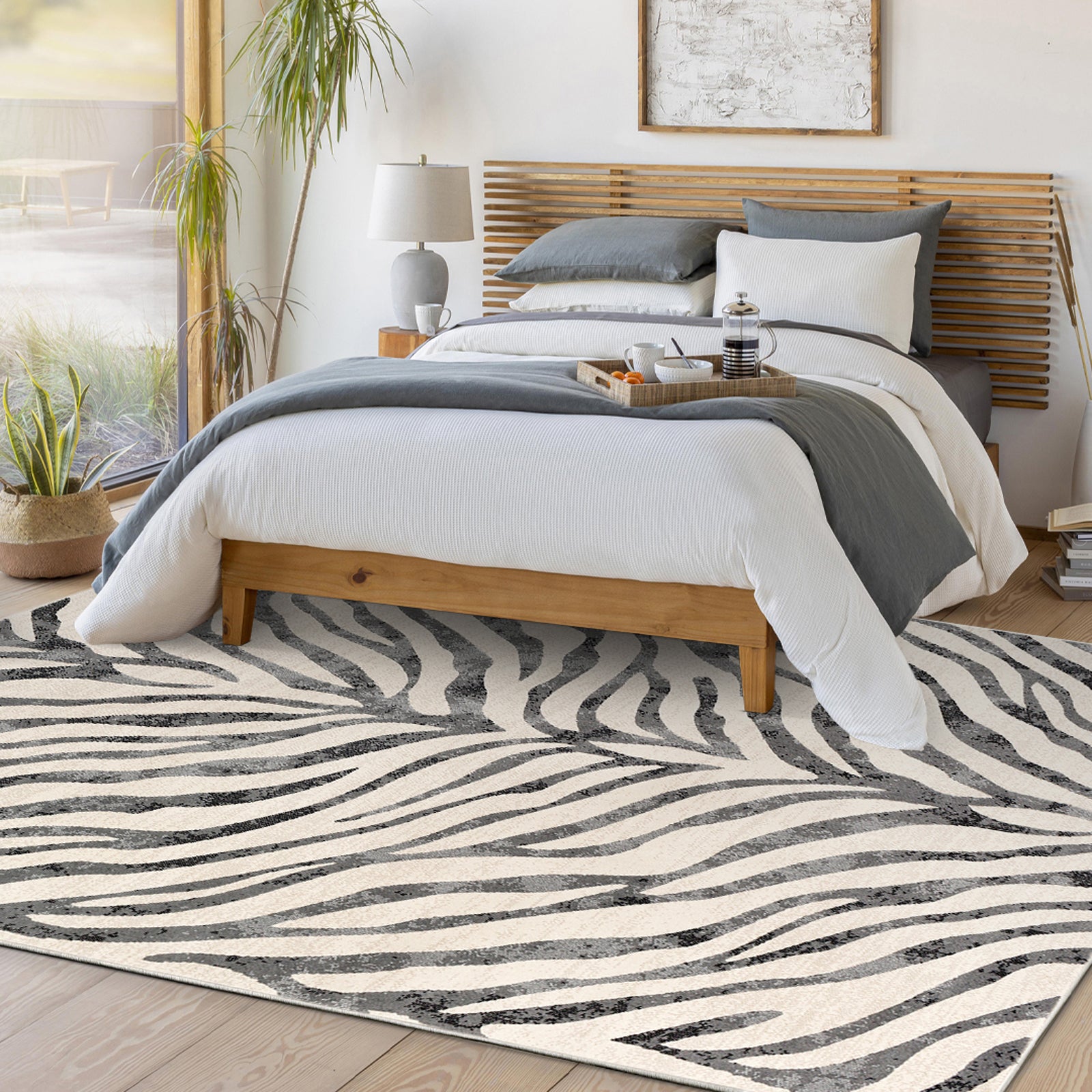 CYBELE Boho Zebra Area Rug