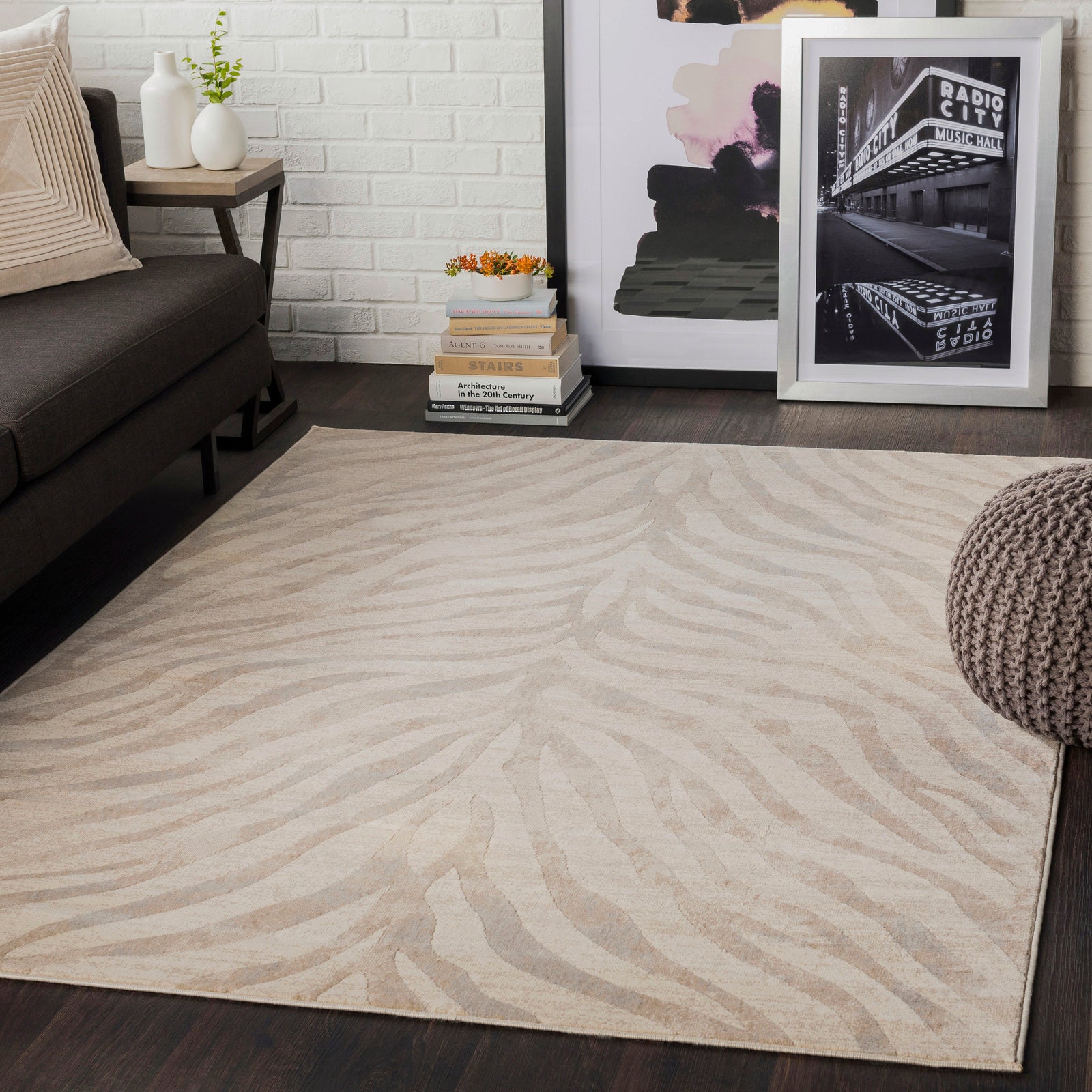 CYBELE Boho Zebra Area Rug