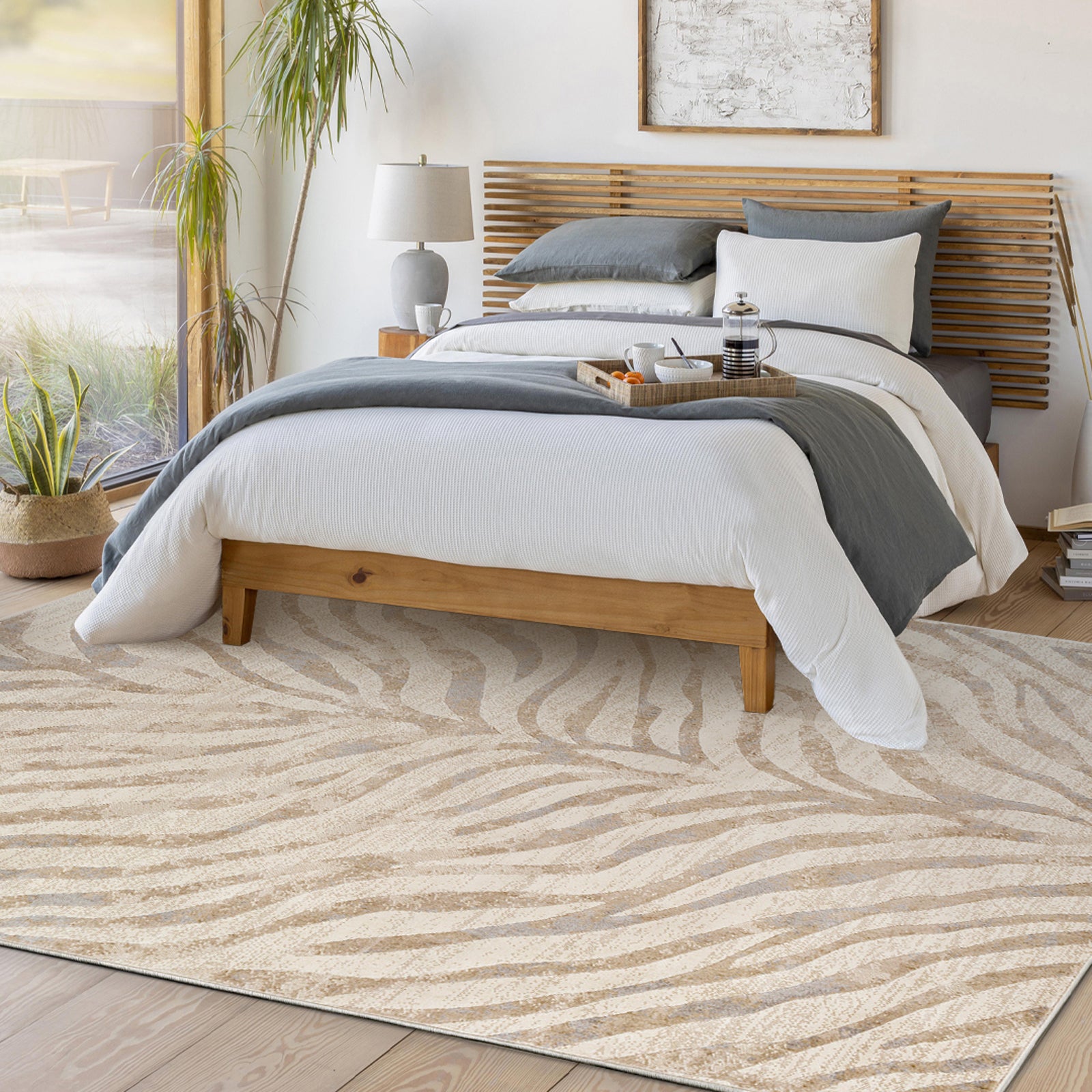 CYBELE Boho Zebra Area Rug