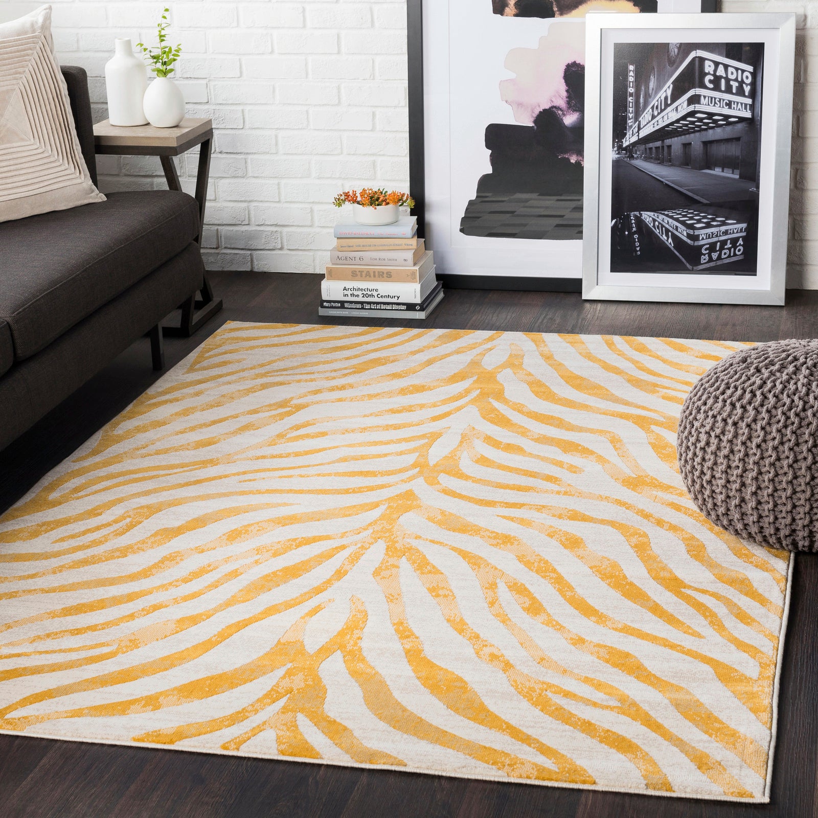 CYBELE Boho Zebra Area Rug