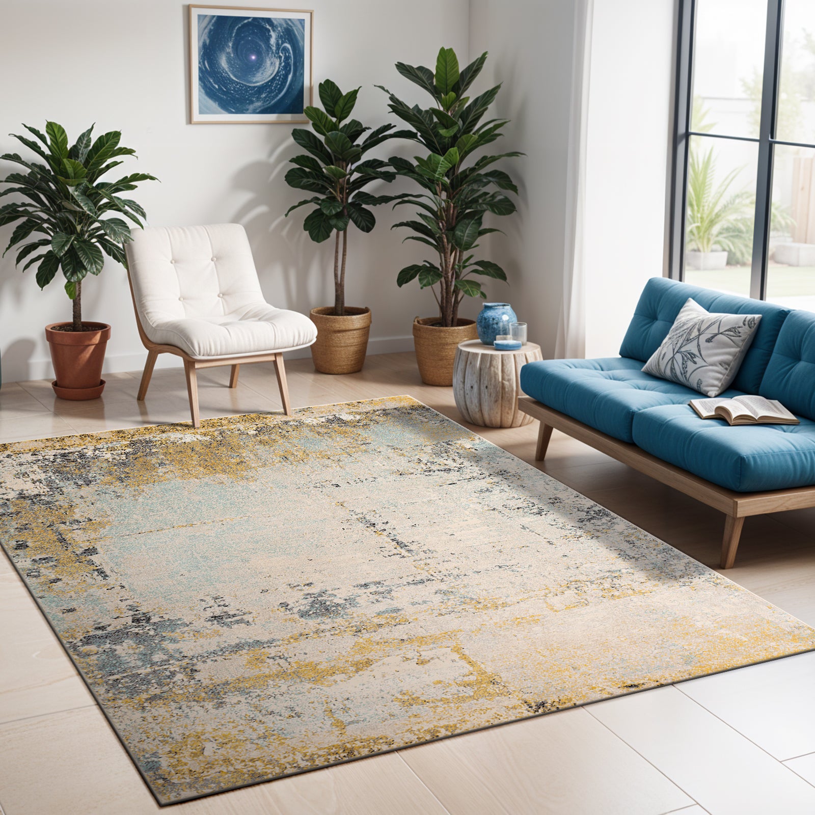 BELLATRIX Modern Abstract Area Rug