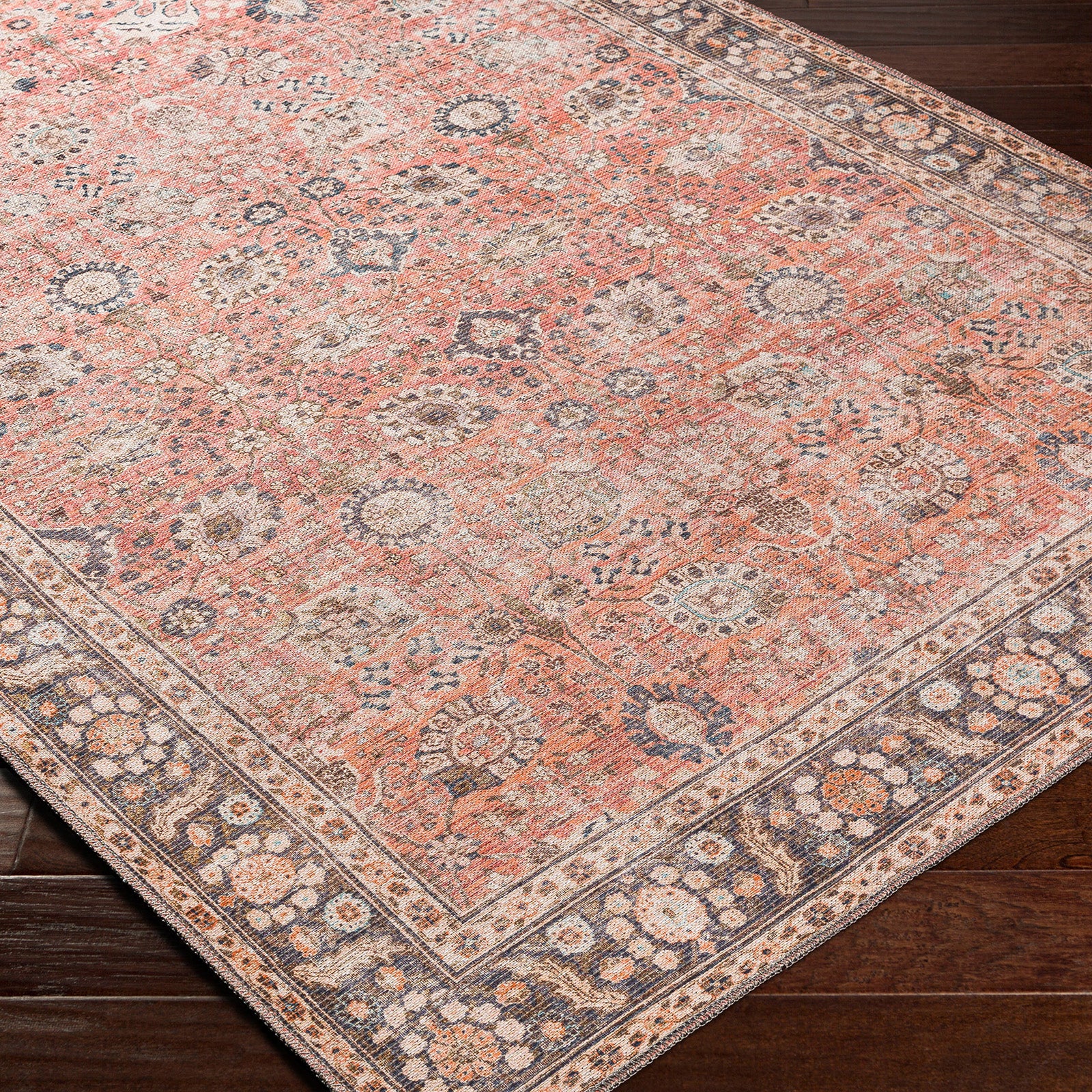 PEYTON Machine Washable Vintage Runner Rug