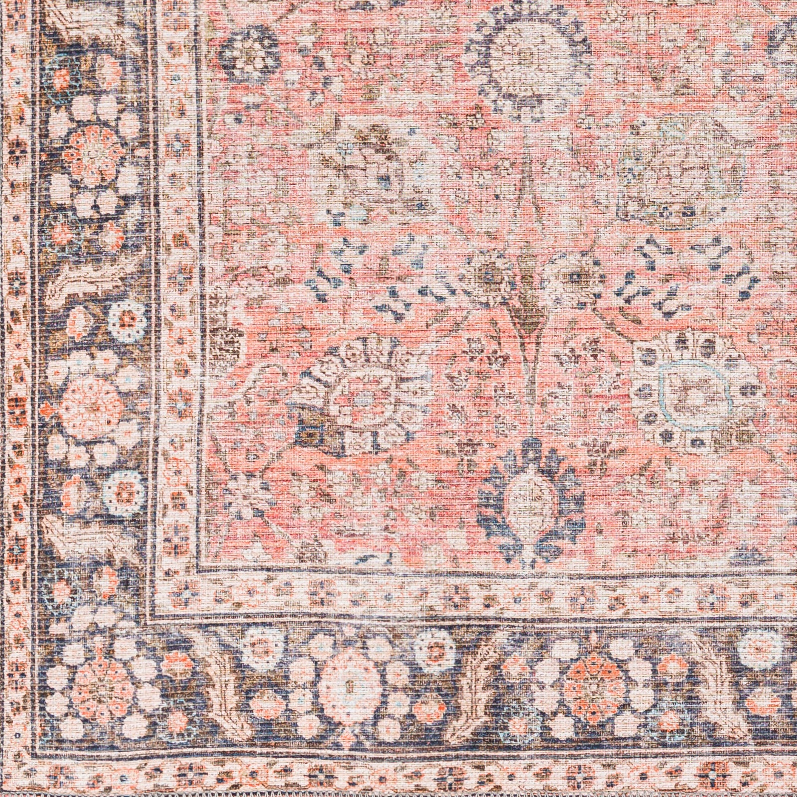 PEYTON Machine Washable Vintage Runner Rug