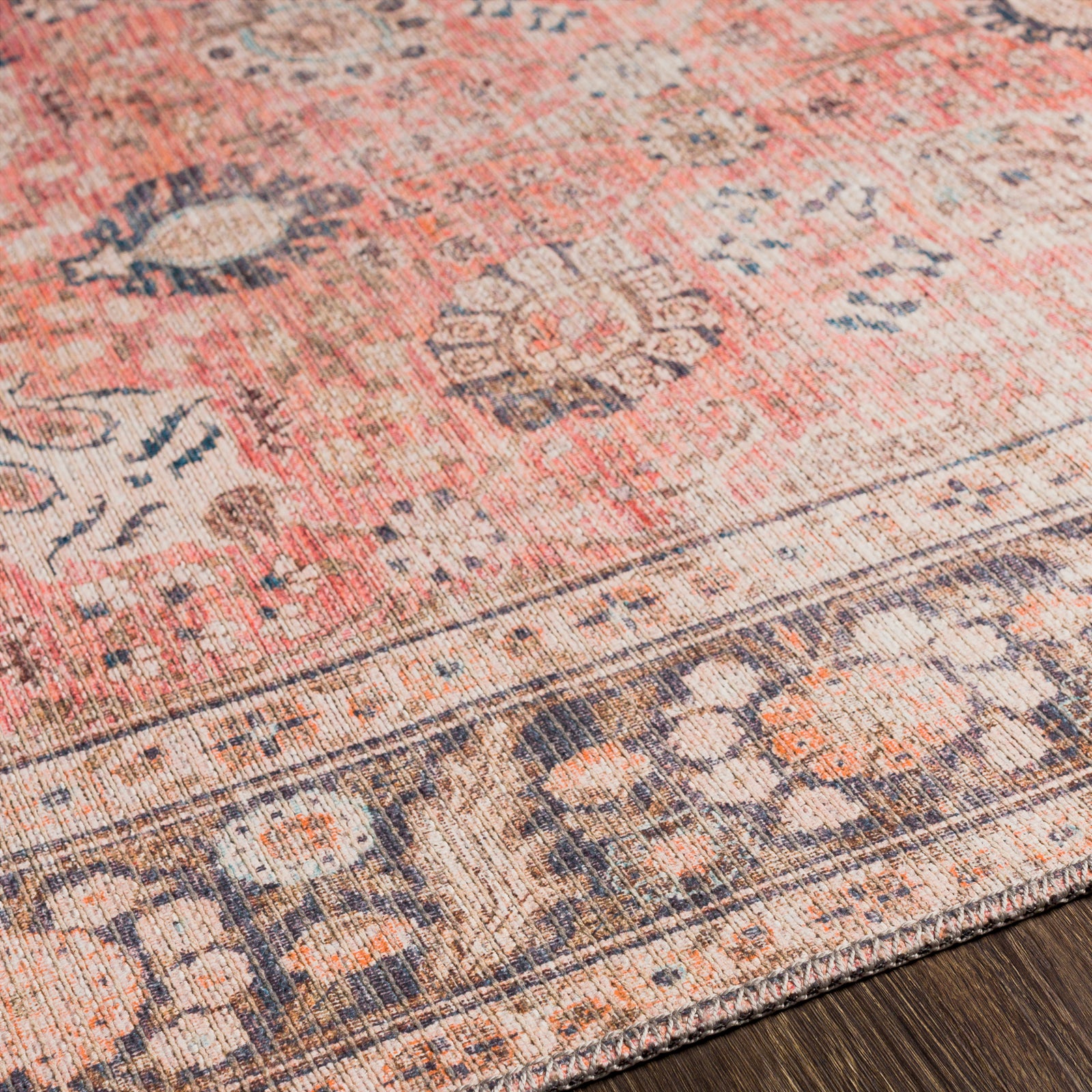 PEYTON Machine Washable Vintage Runner Rug