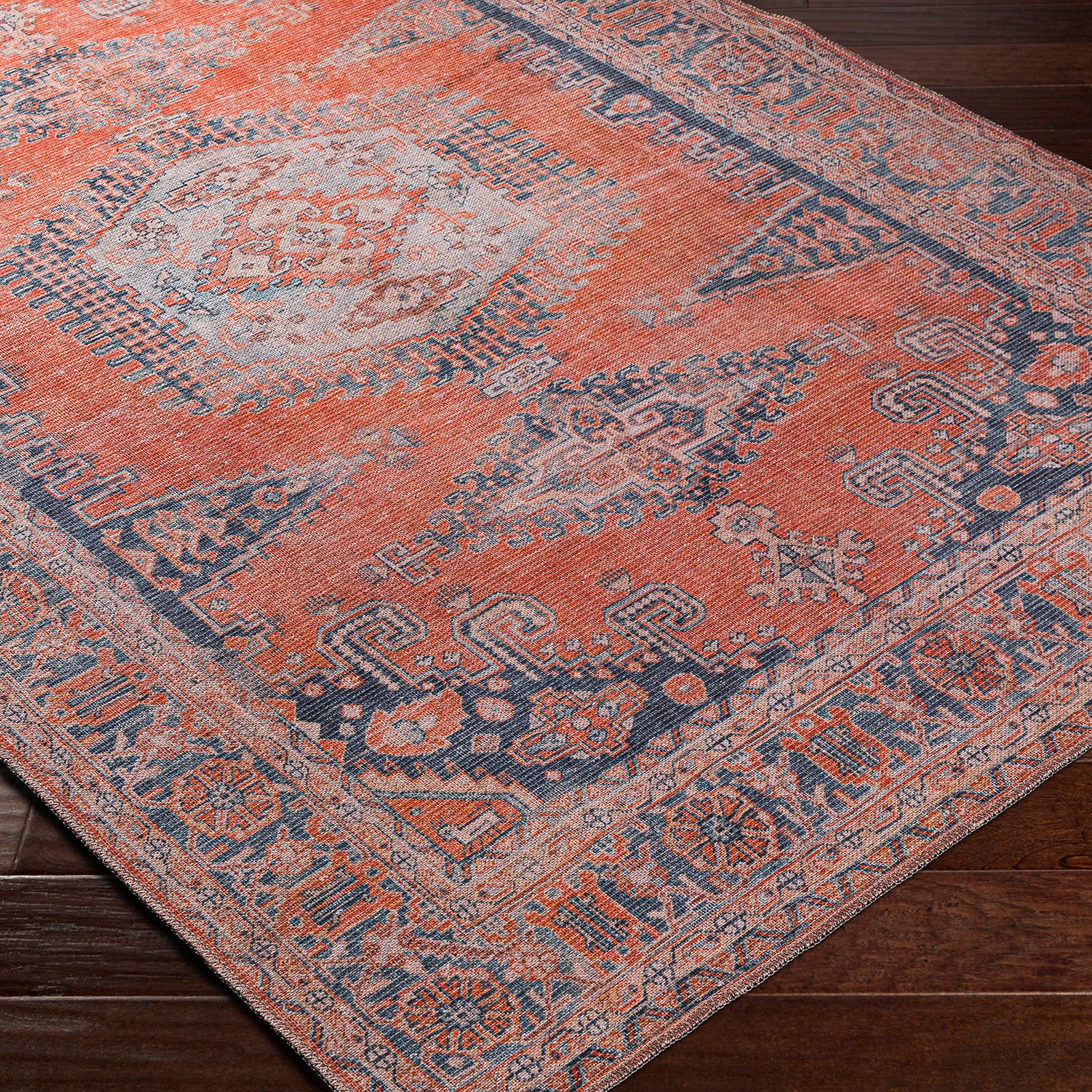 BLAIRE Machine Washable Vintage Runner Rug