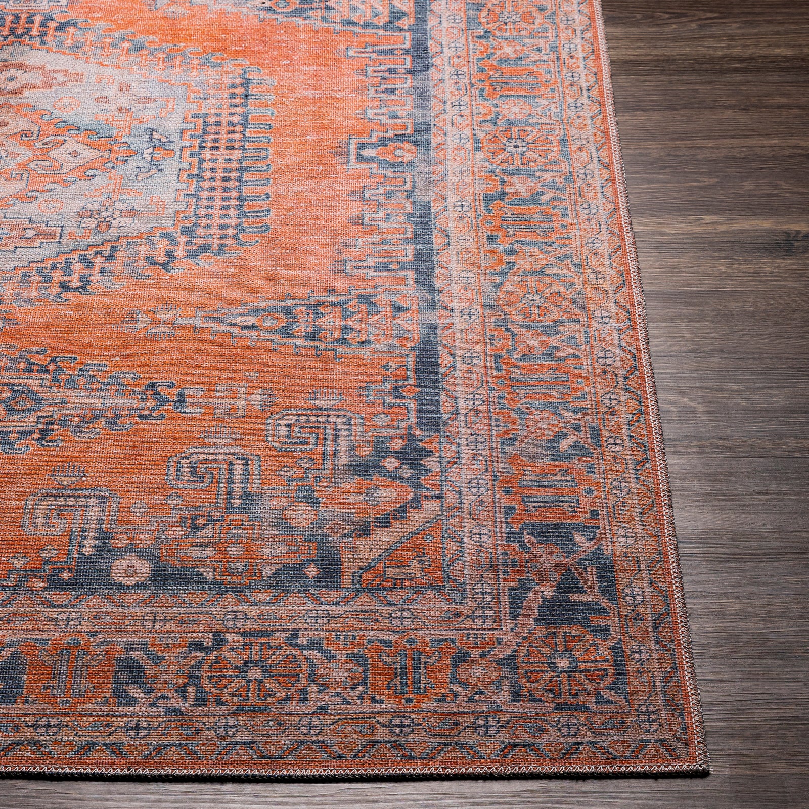 BLAIRE Machine Washable Vintage Runner Rug