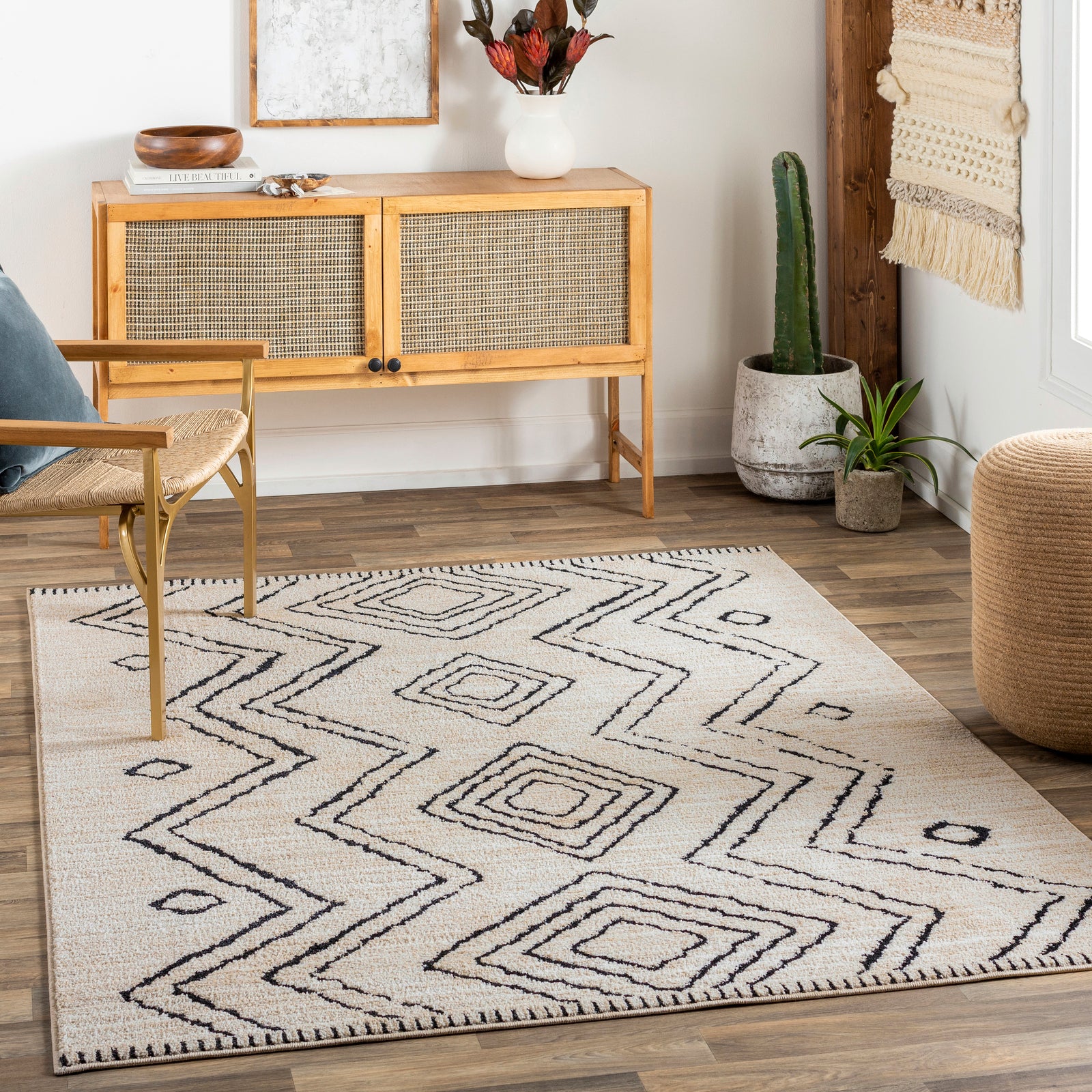 SYLVIE Ethnic Berber Runner Rug