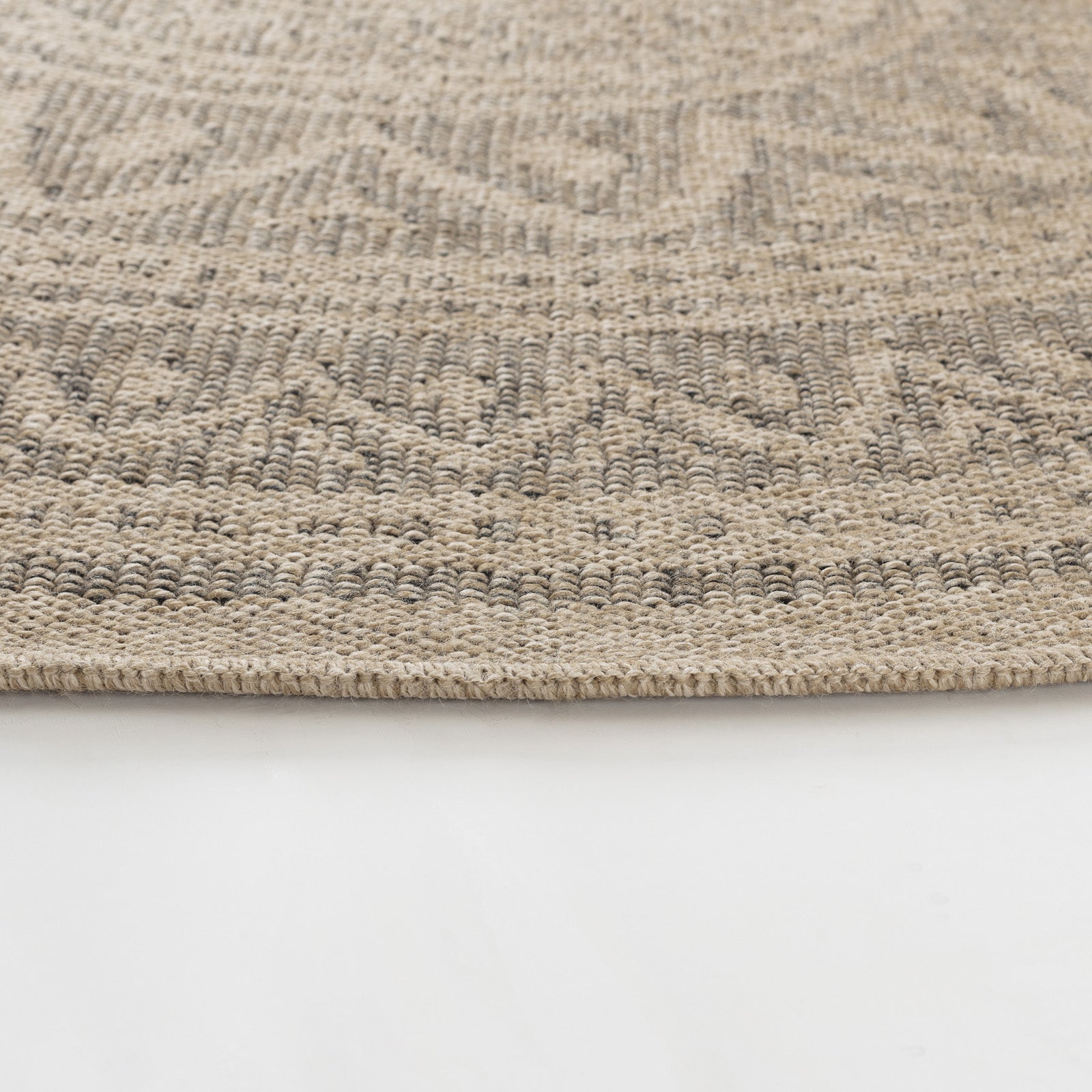 NOVA Round In- /Outdoor Jute-Look Rug
