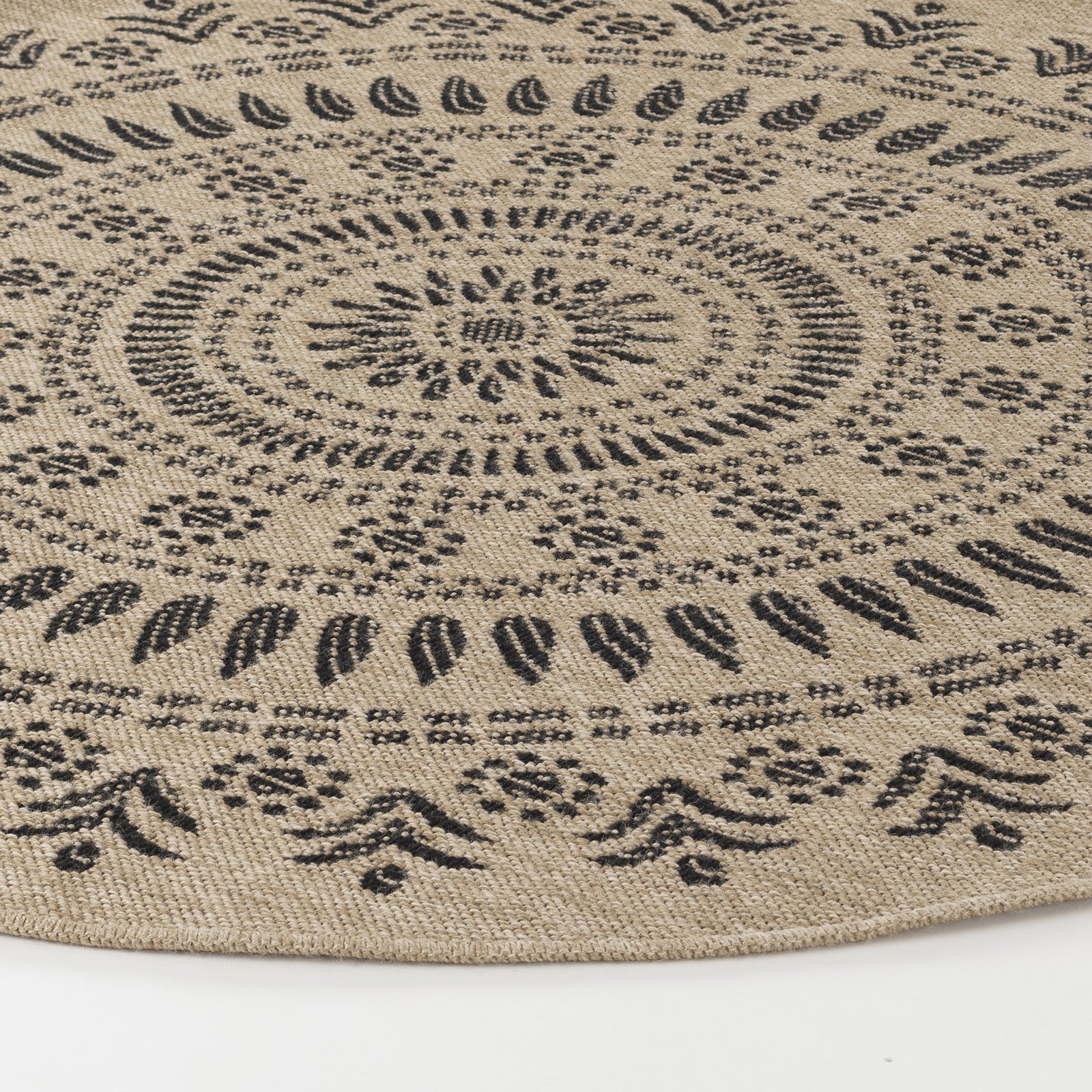 VERA Round In- /Outdoor Jute-Look Rug