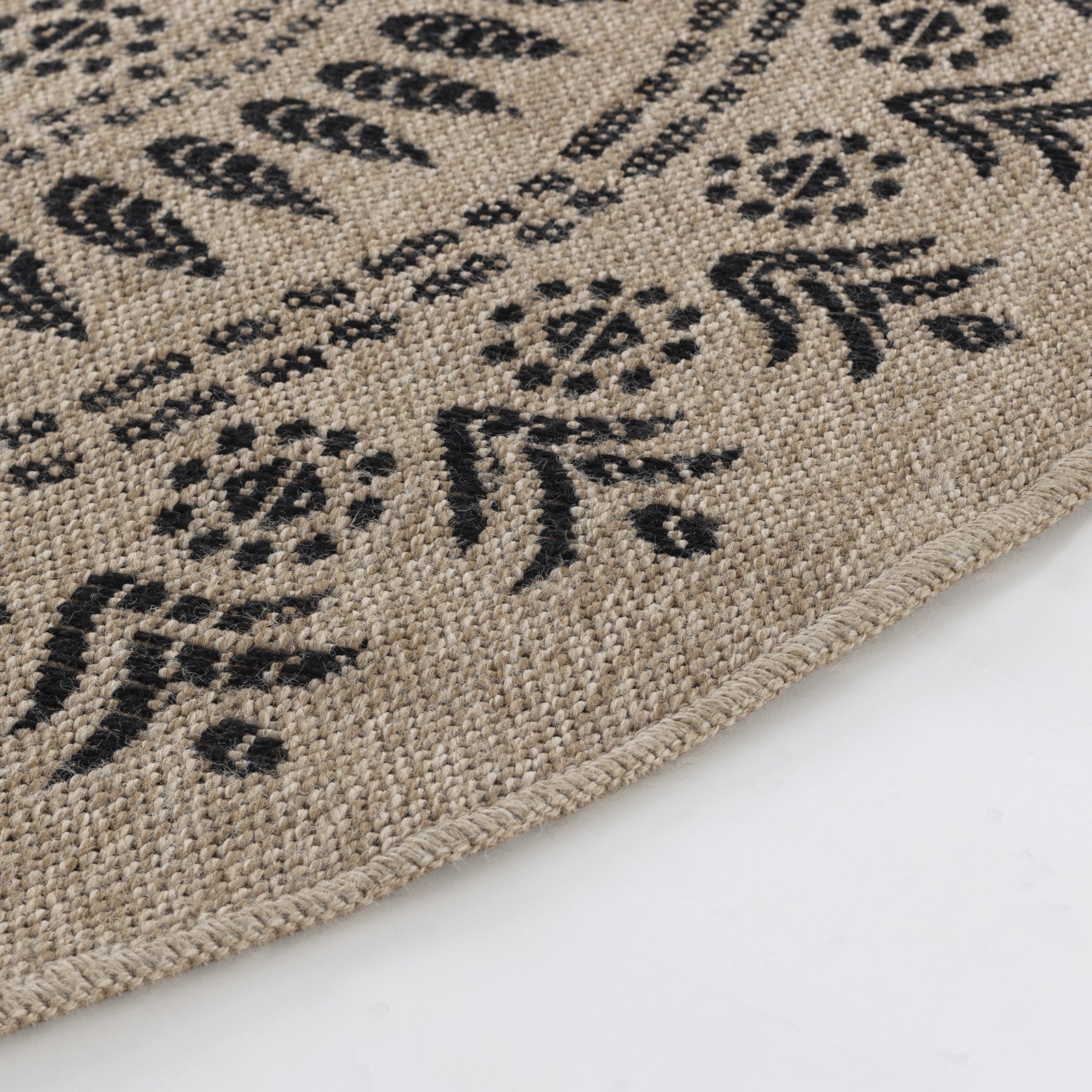 VERA Round In- /Outdoor Jute-Look Rug