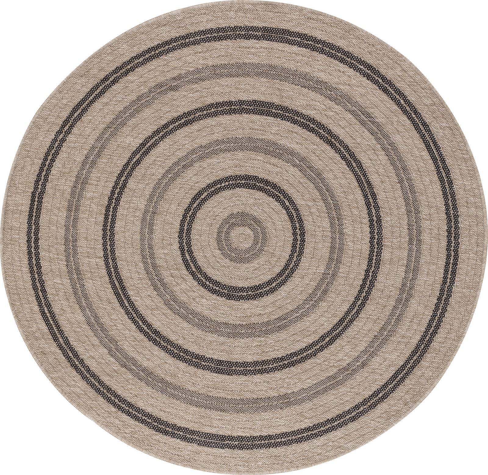 RHONDA Round In- /Outdoor Jute-Look Rug