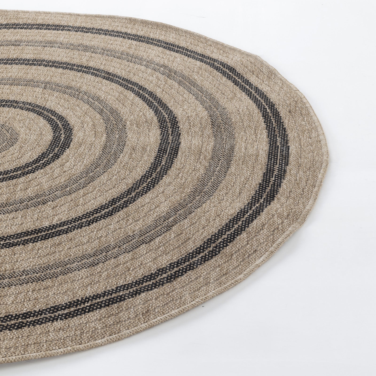RHONDA Round In- /Outdoor Jute-Look Rug