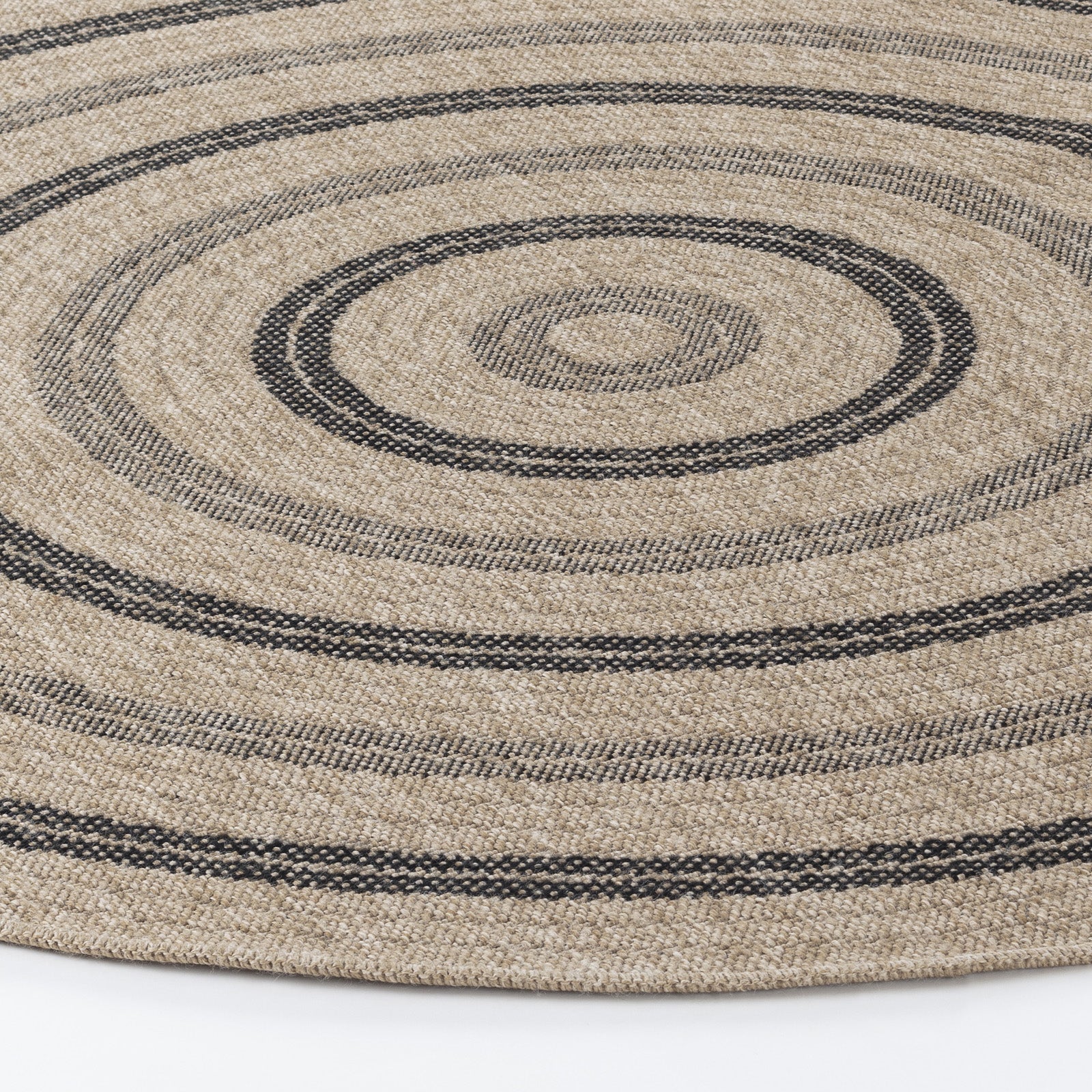 RHONDA Round In- /Outdoor Jute-Look Rug