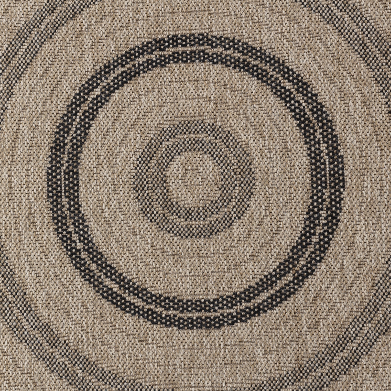 RHONDA Round In- /Outdoor Jute-Look Rug