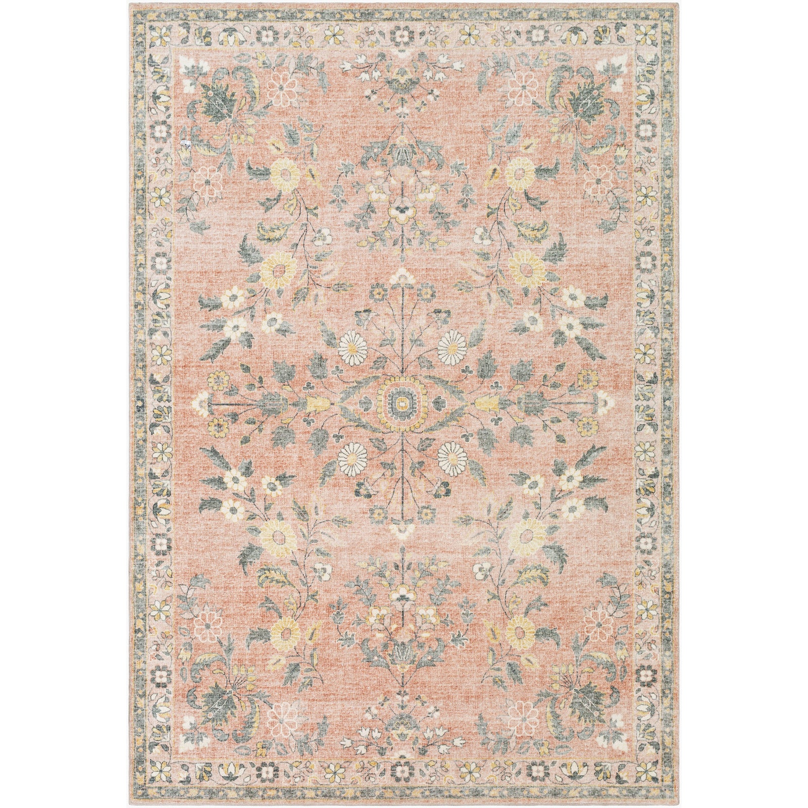 ILEANA Vintage Oriental Boho Butter Area Rug