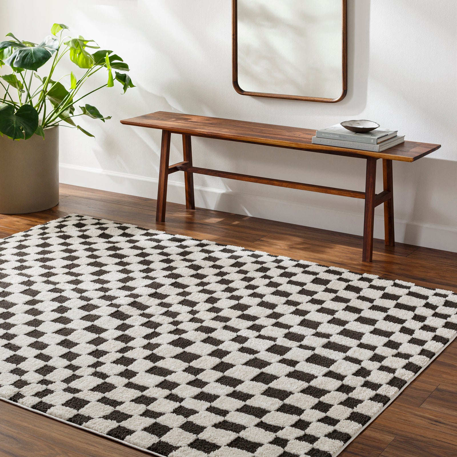 IRINA Skandi Checkered Area Rug
